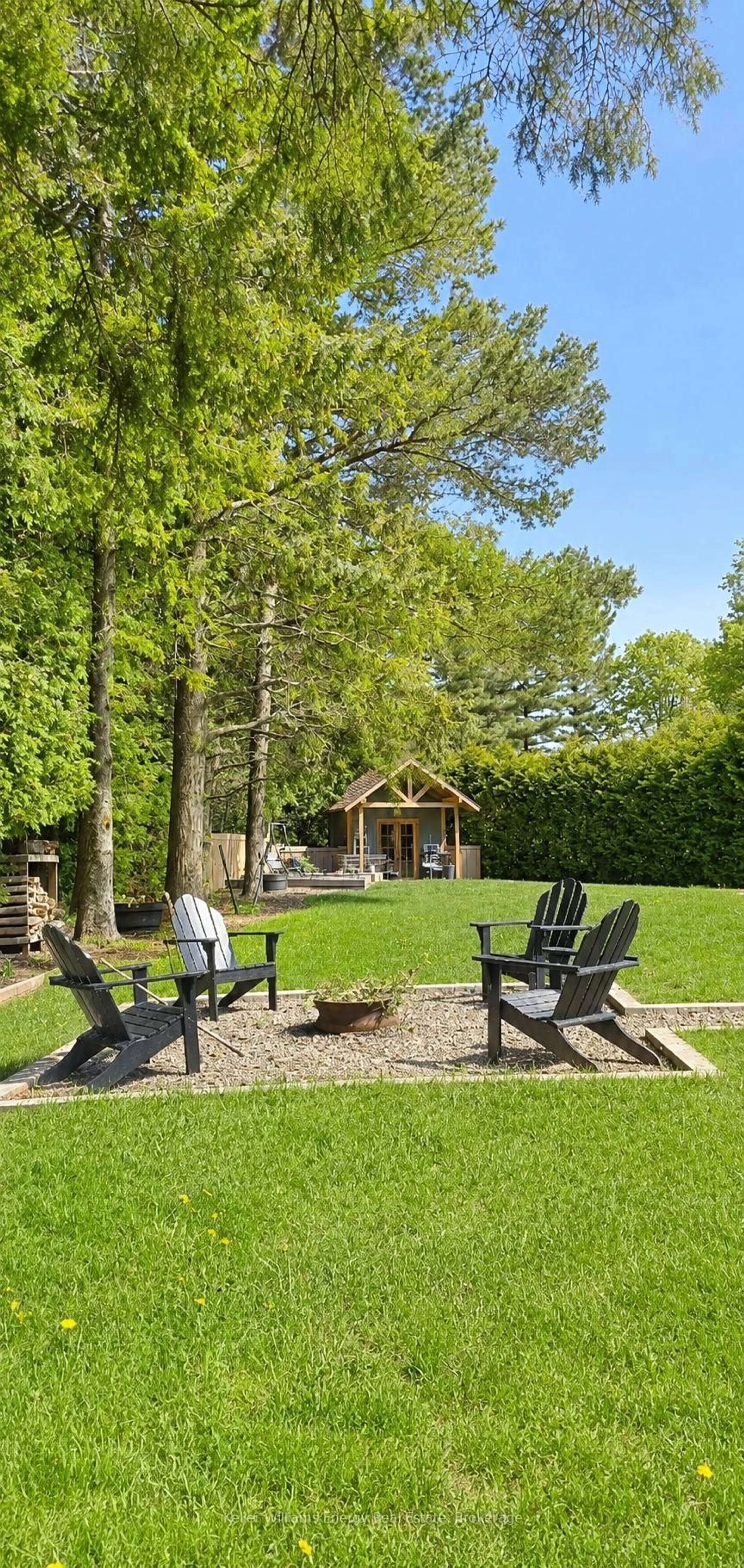Patio, forest/trees view for 19 Pinewood Cres, Kawartha Lakes Ontario L0A 1K0