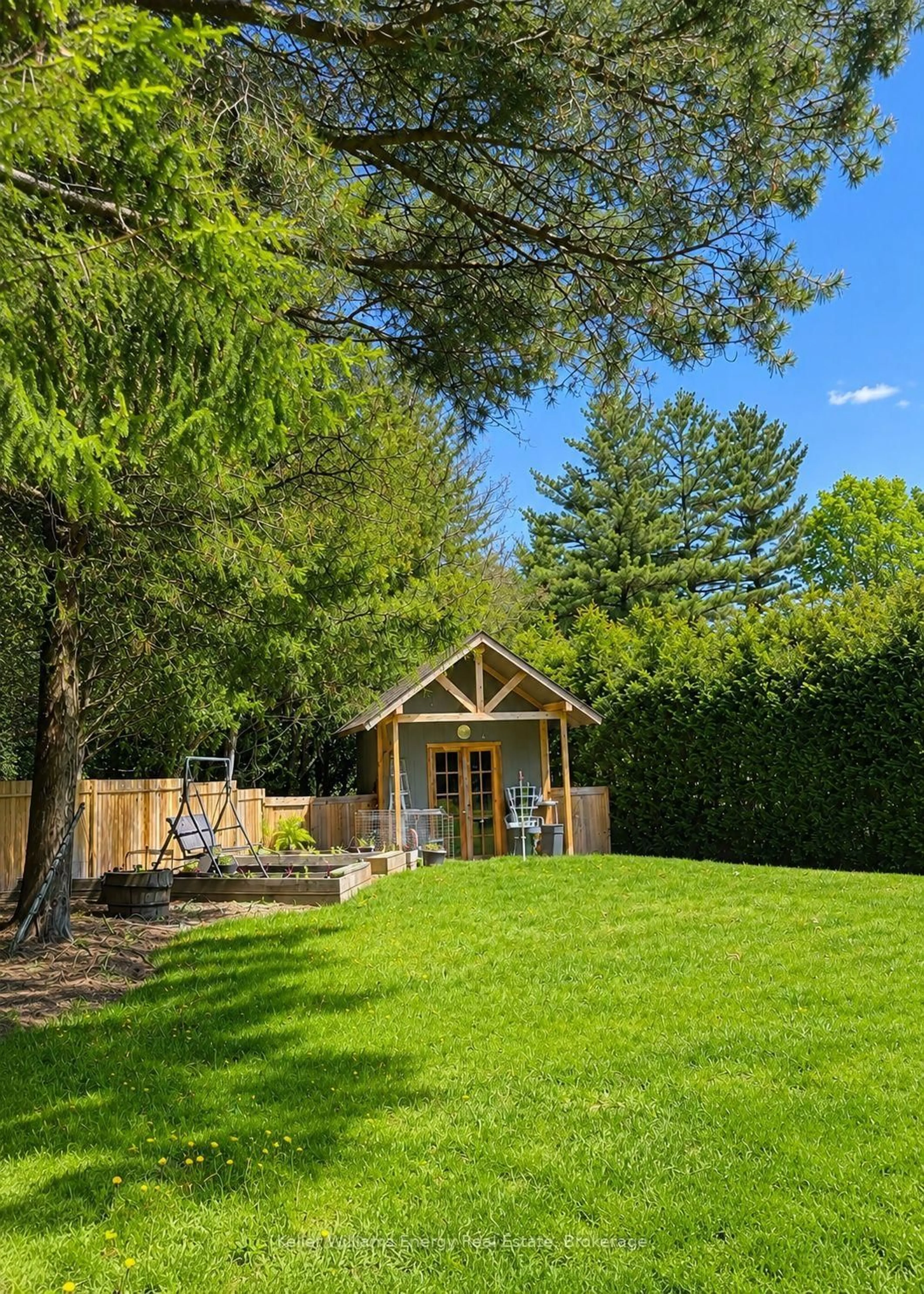 A pic from outside/outdoor area/front of a property/back of a property/a pic from drone, forest/trees view for 19 Pinewood Cres, Kawartha Lakes Ontario L0A 1K0