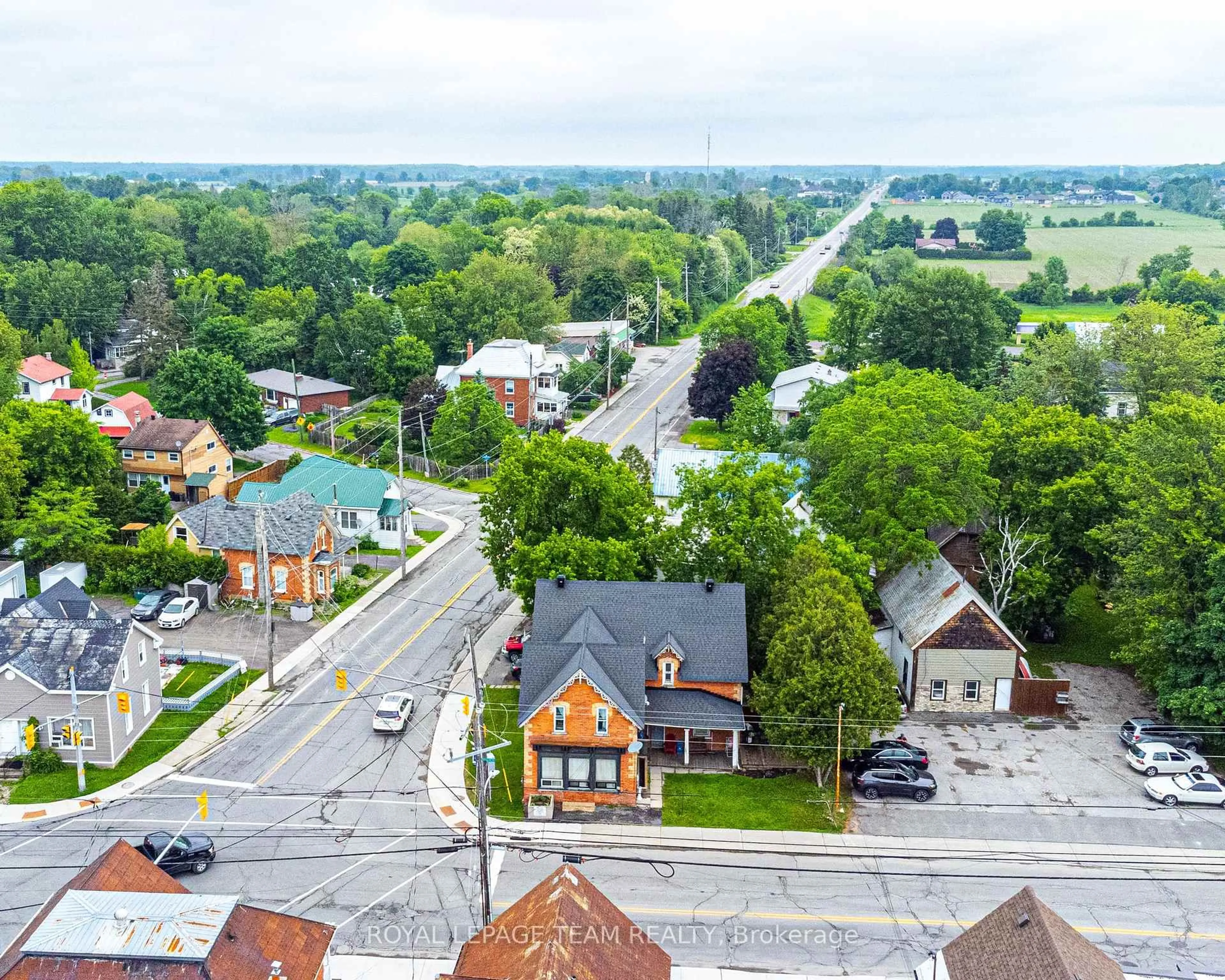 A pic from outside/outdoor area/front of a property/back of a property/a pic from drone, street for 6607-6613 Fourth Line Rd, North Gower Ontario K0A 2T0