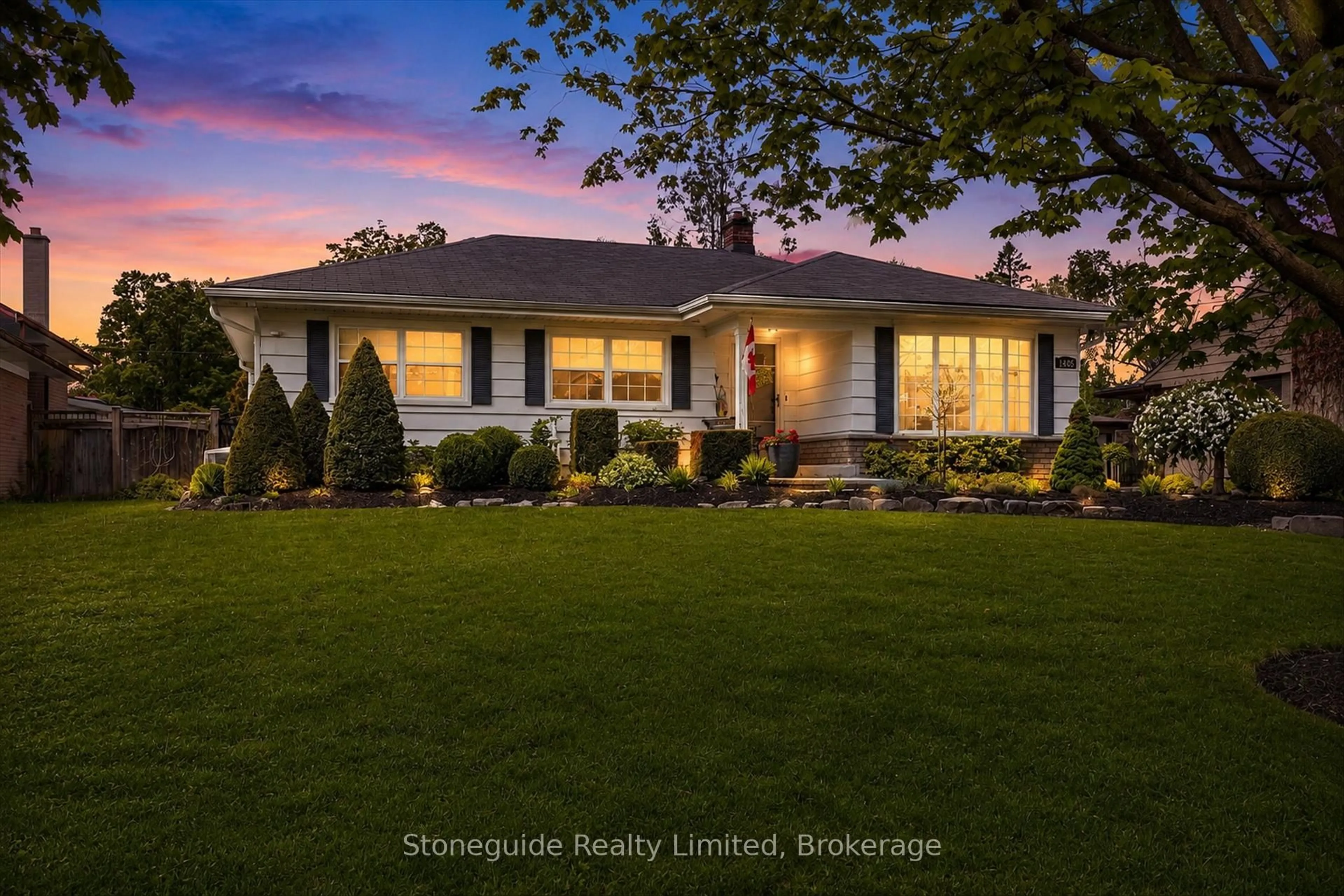 Home with vinyl exterior material, street for 1491 Windermere Ave, Peterborough Ontario K9J 6T1