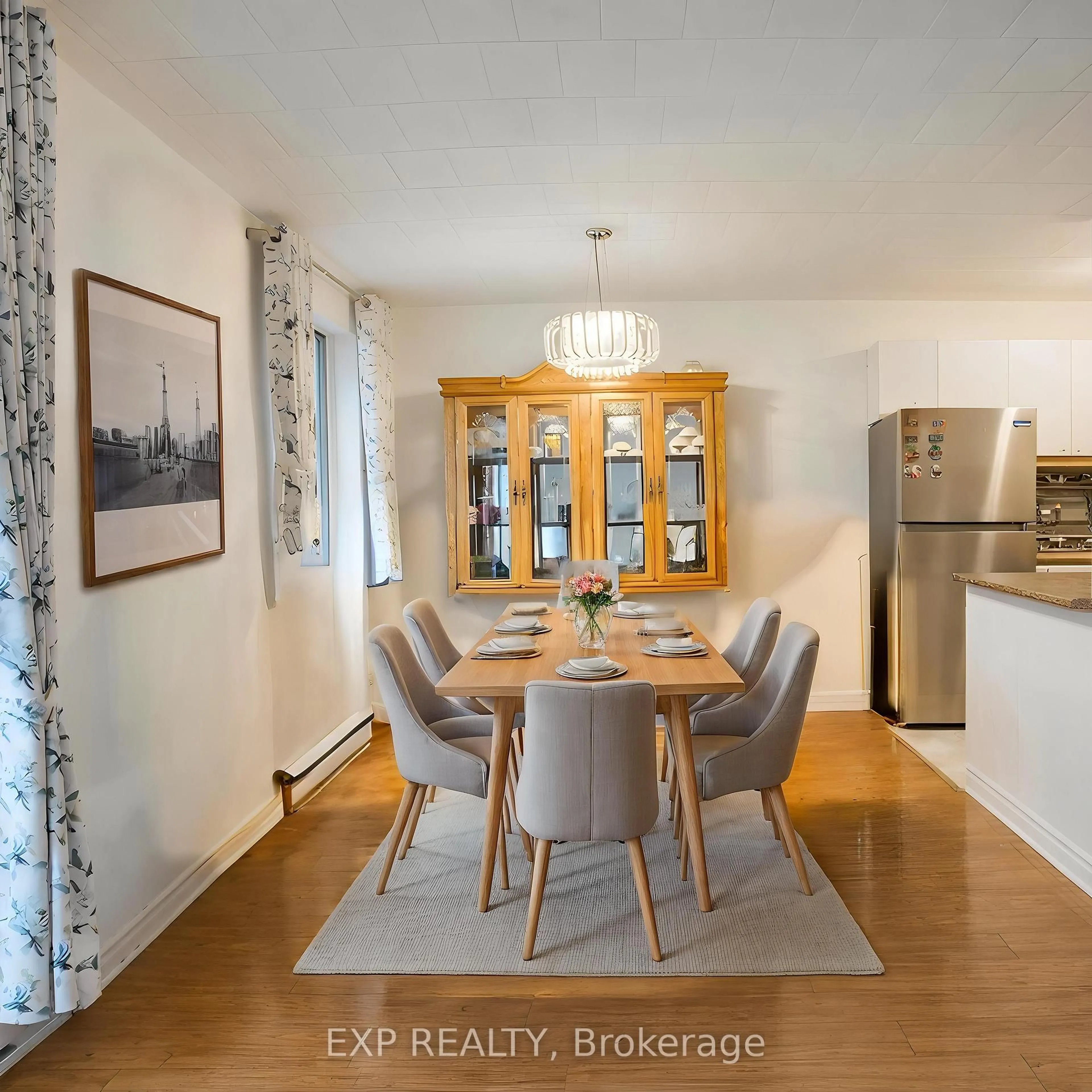 Dining room, wood/laminate floor for 29 West Ave #302, Kitchener Ontario N2M 5E4