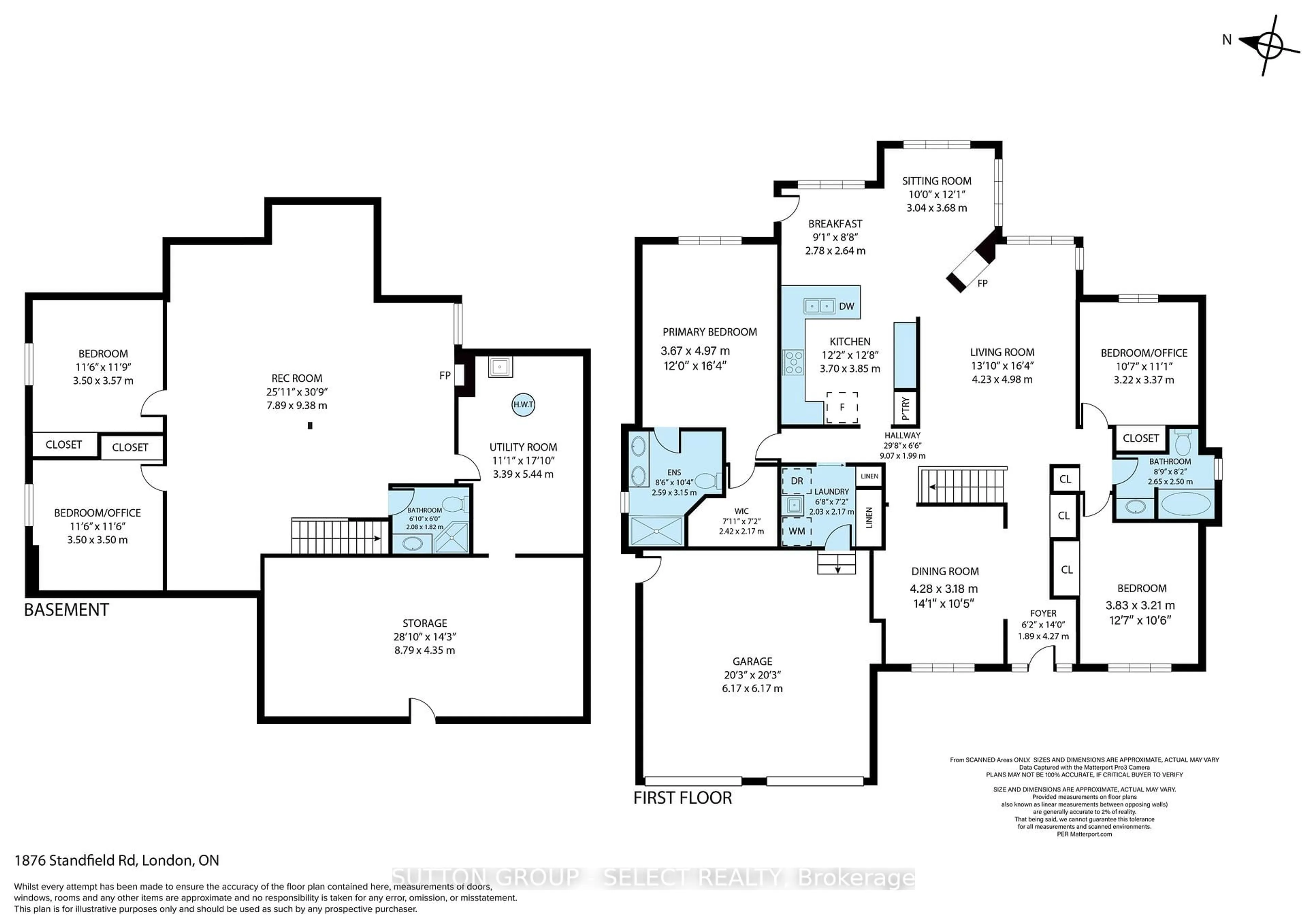 Floor plan for 1876 Standfield Rd, London North Ontario N6G 5G1