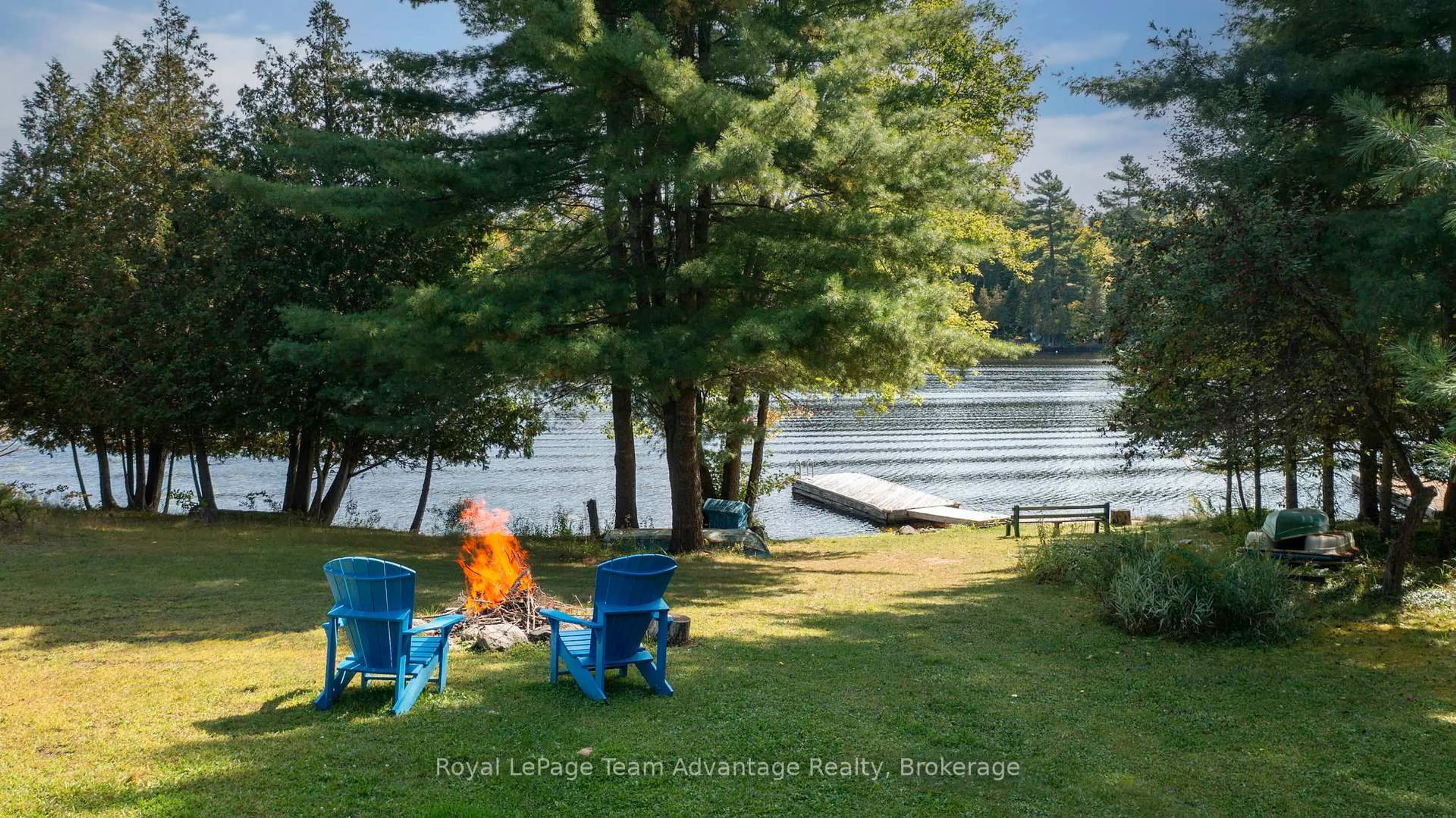 Patio, water/lake/river/ocean view for 22 Silver Birch Circ, McKellar Ontario P2A 0B5