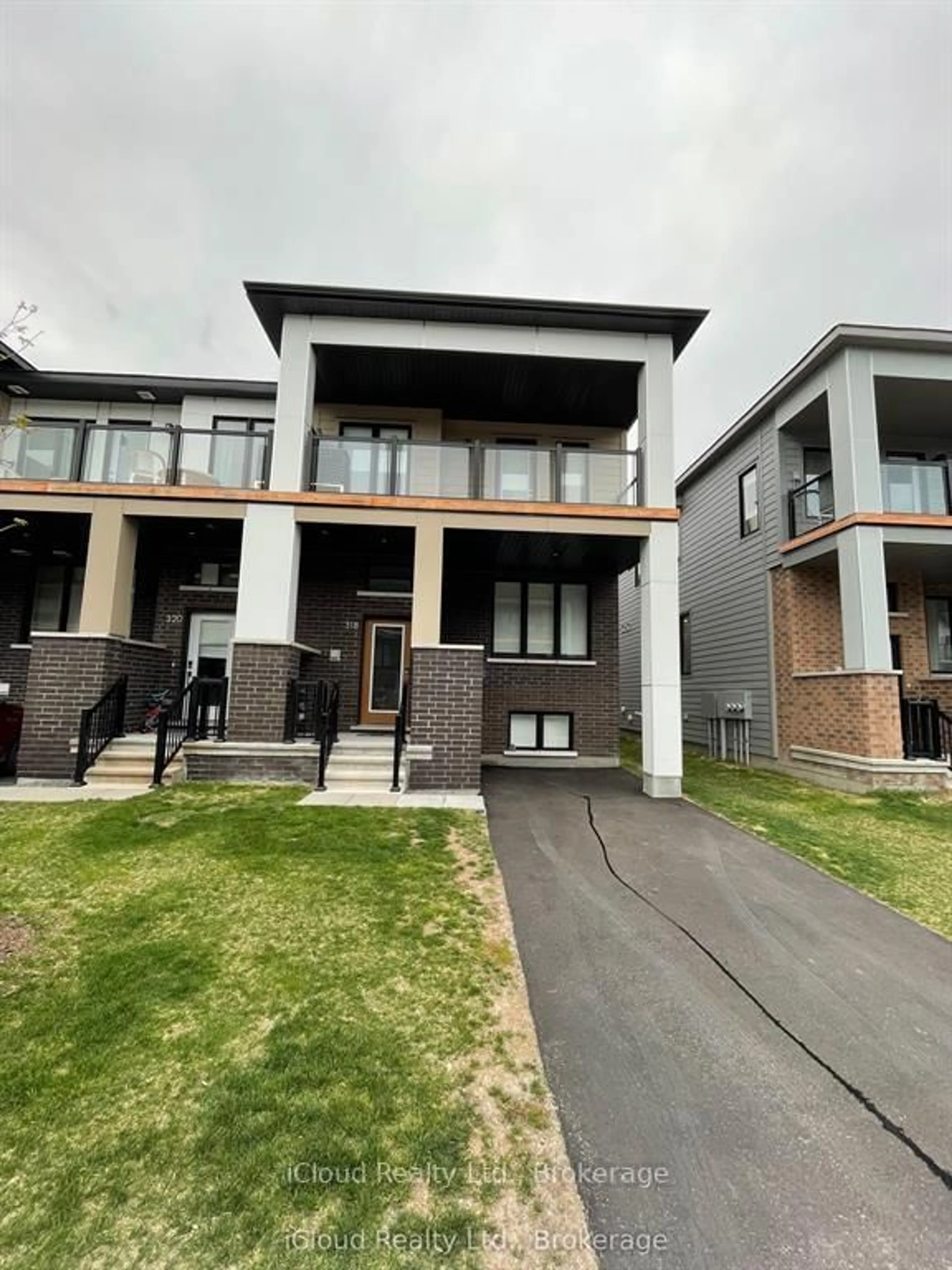 Home with brick exterior material, street for 318 Catsfoot Walk, Ottawa Ontario K2J 7G9