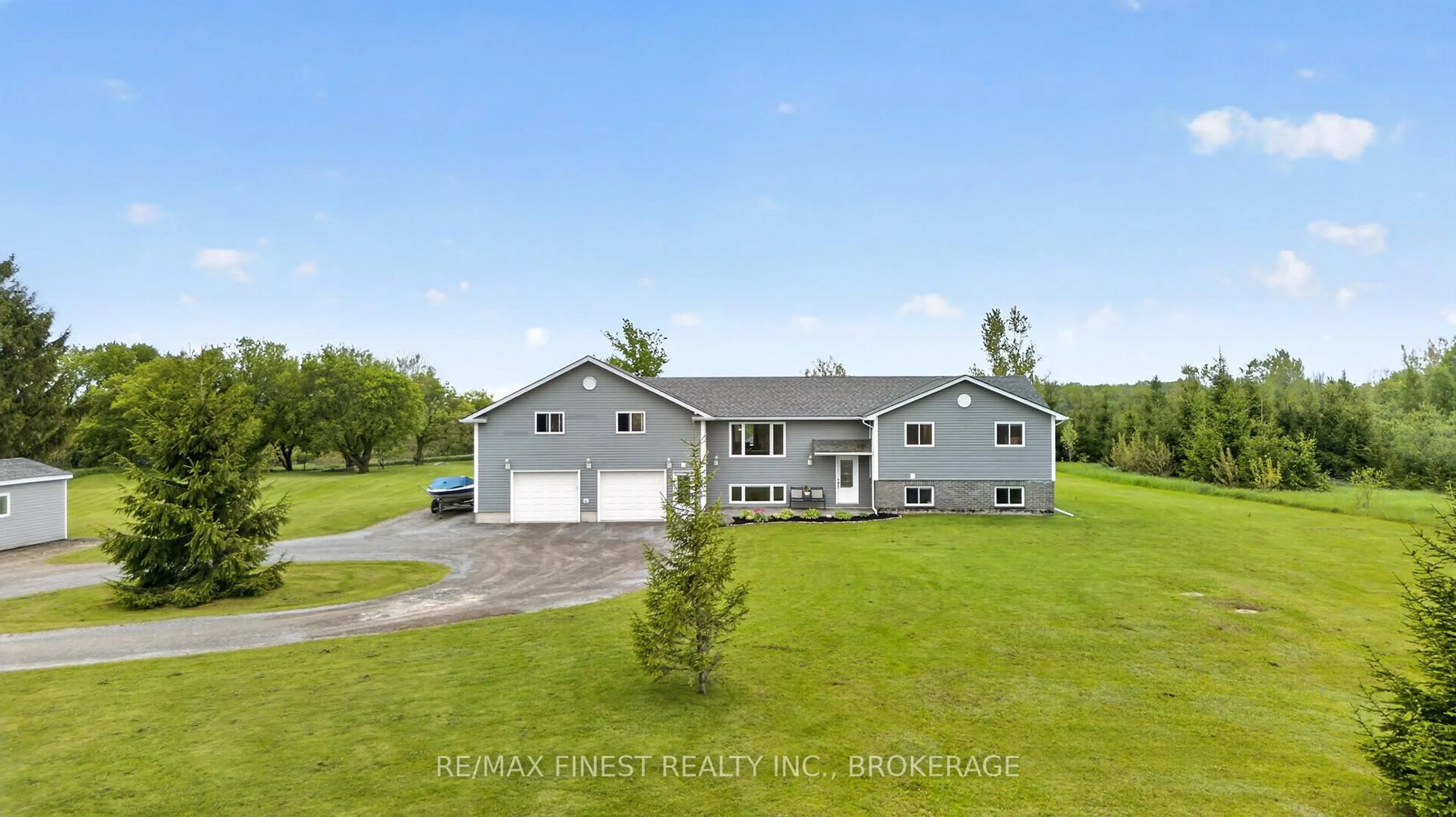 A pic from outside/outdoor area/front of a property/back of a property/a pic from drone, unknown for 14239 Telephone Rd, Cramahe Ontario K0K 1S0