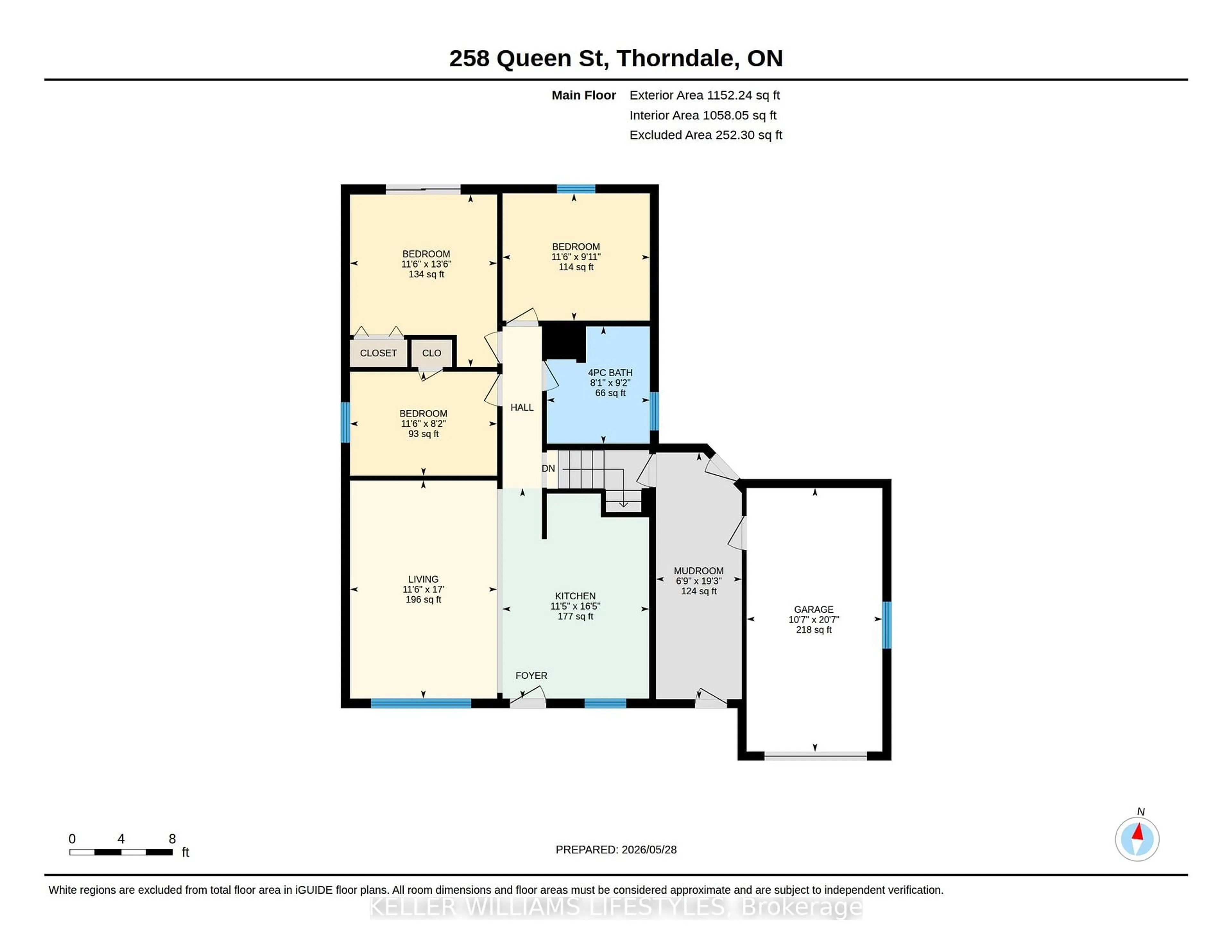 Floor plan for 258 Upper Queen St, Thames Centre Ontario N0M 2P0