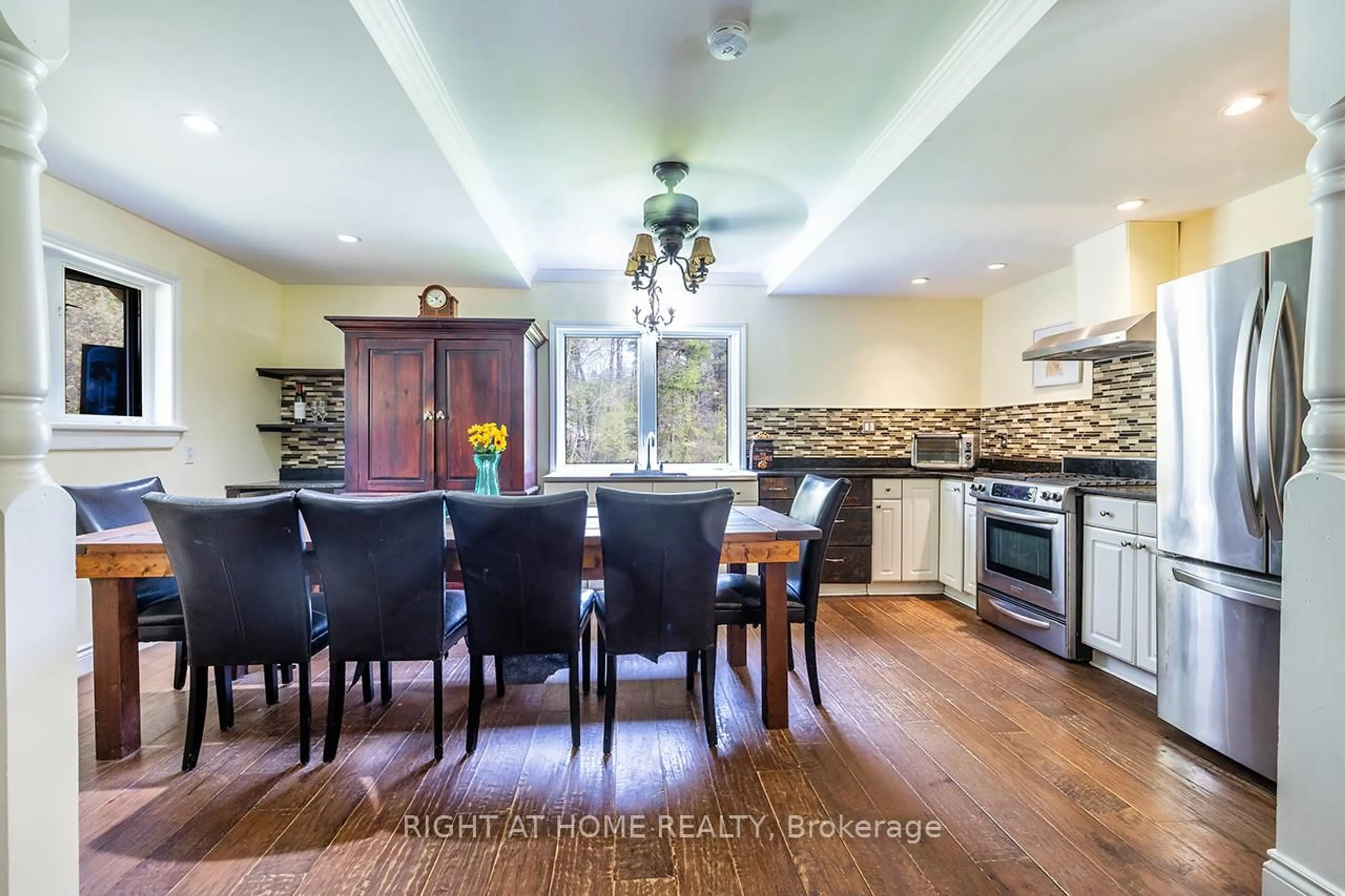 Open concept kitchen, ceramic/tile floor for 414 Pratt Rd, Alnwick/Haldimand Ontario K0K 3K0