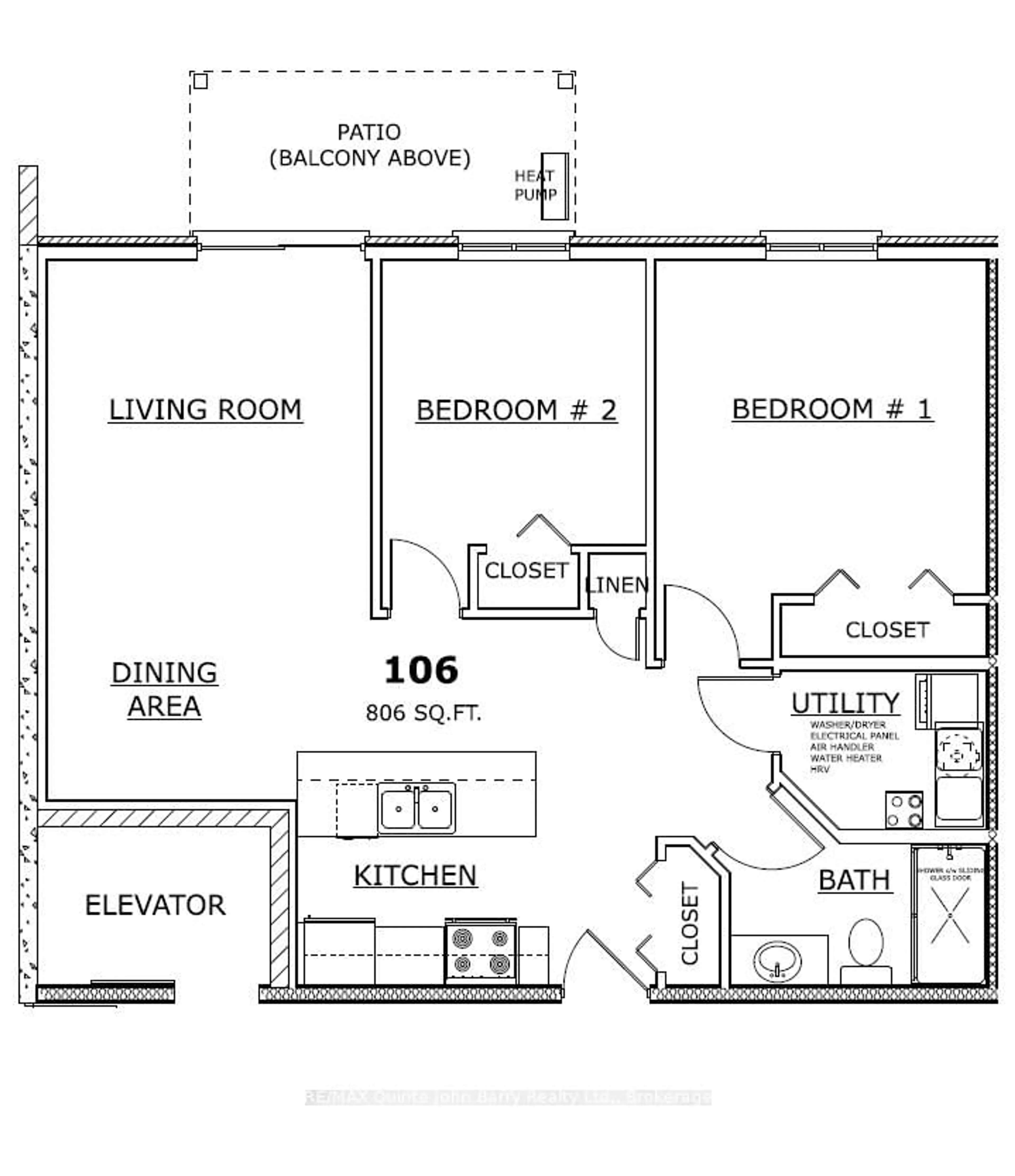 Floor plan for 106-10 Hillside Meadow Dr, Quinte West Ontario K8V 0J7