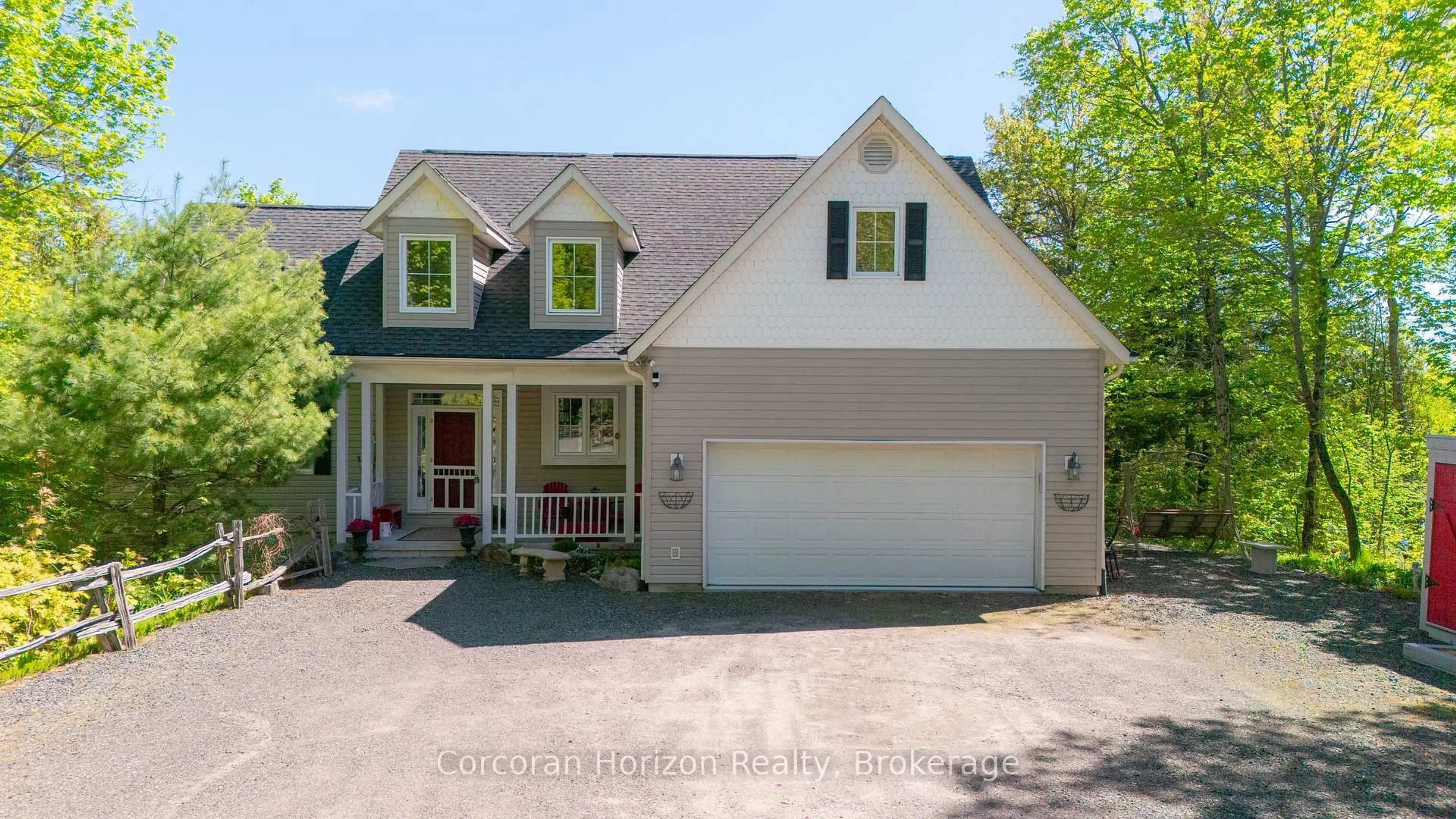 Home with vinyl exterior material, street for 15 LYNDSEY Lane, McKellar Ontario P2A 0B5