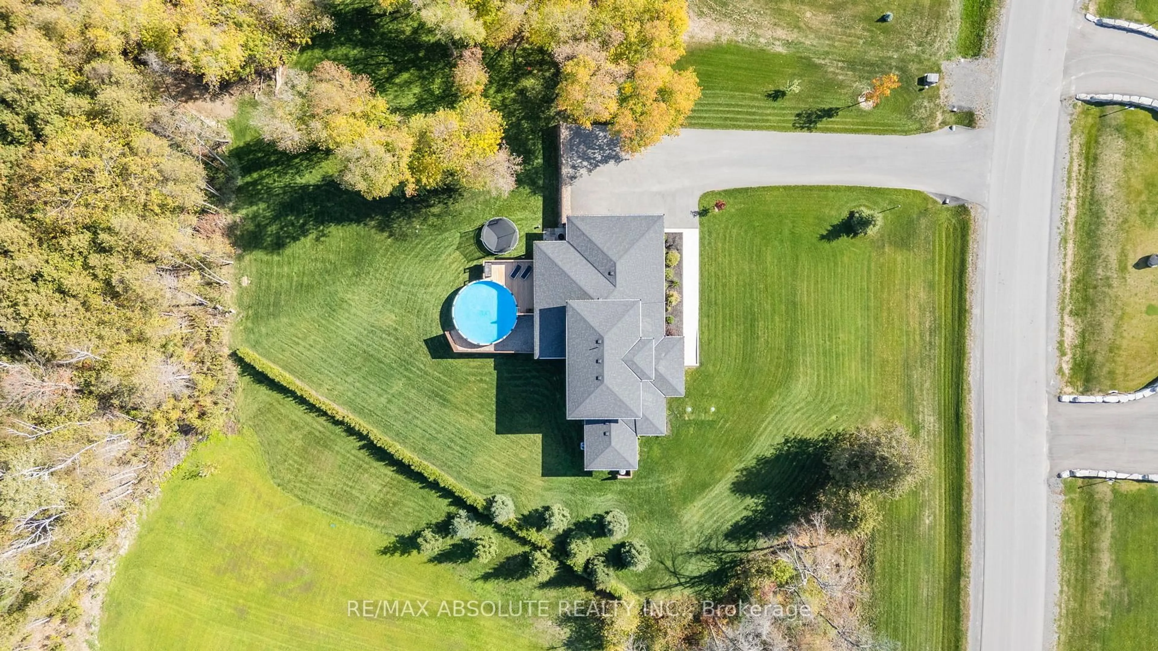 A pic from outside/outdoor area/front of a property/back of a property/a pic from drone, water/lake/river/ocean view for 108 Westar Farm Way, Ashton Ontario K0A 1B0
