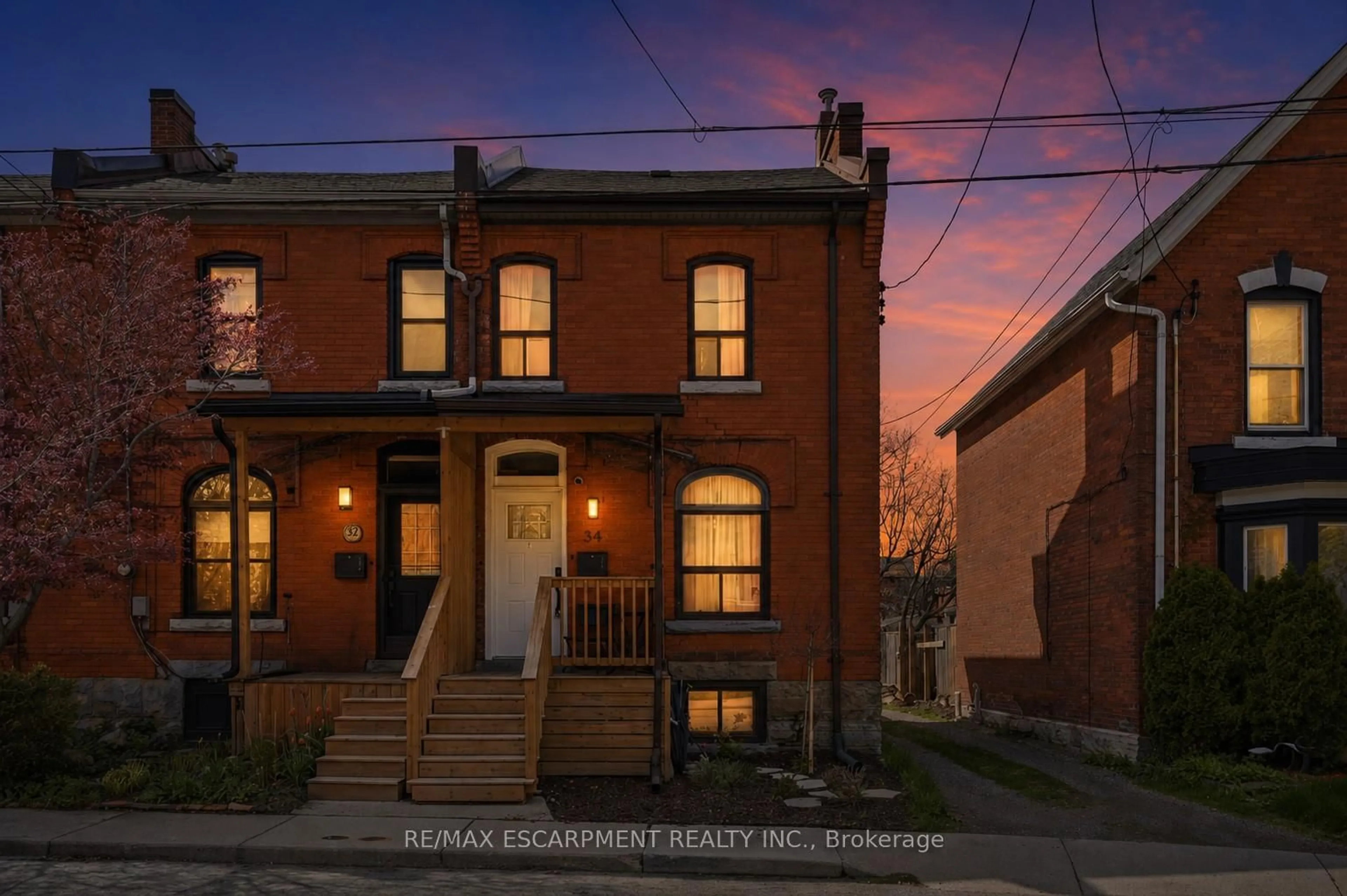 Home with brick exterior material, street for 34 Baillie St, Hamilton Ontario L8N 2K5