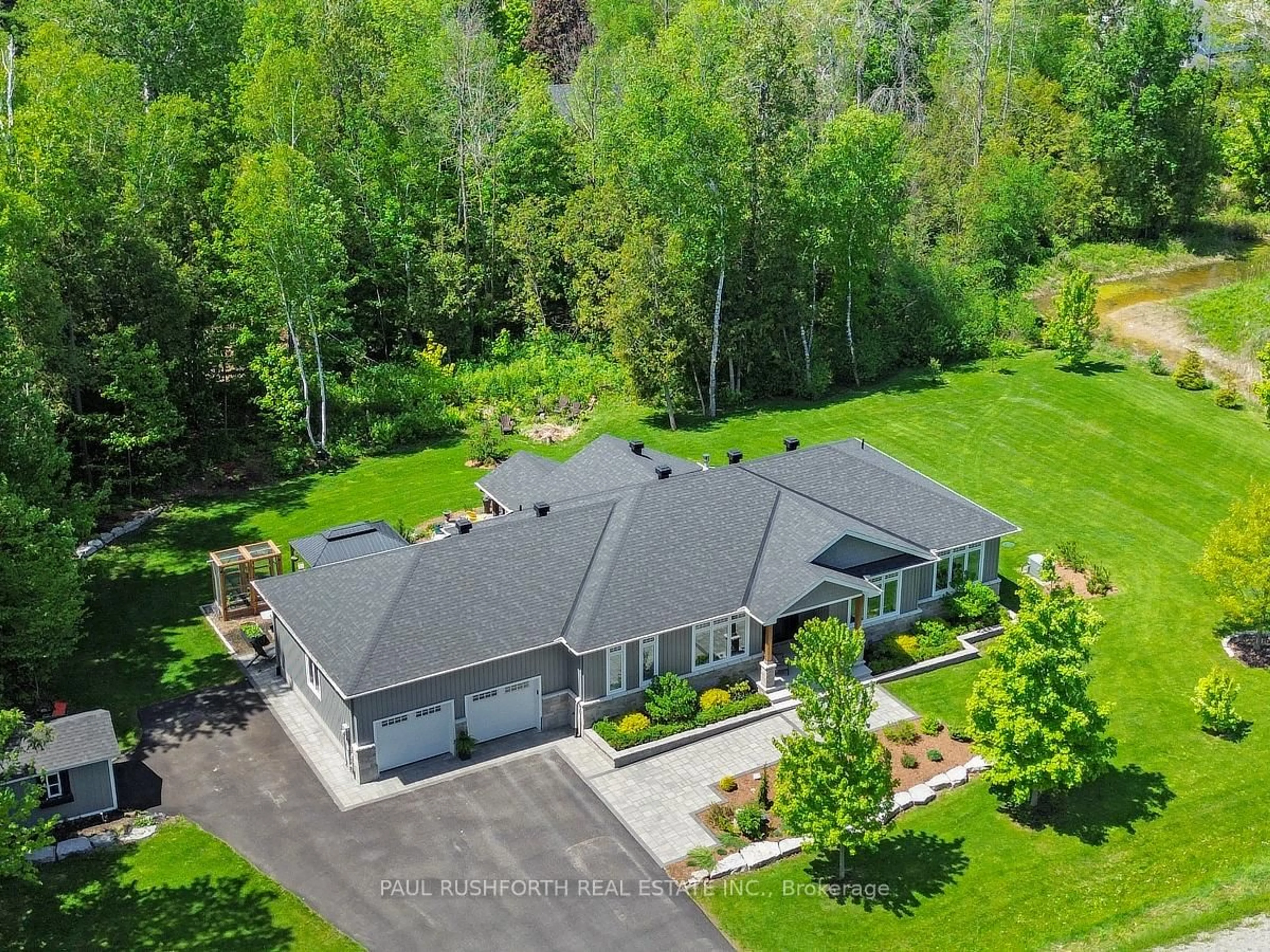 A pic from outside/outdoor area/front of a property/back of a property/a pic from drone, unknown for 12 Cavalry Cres, North Grenville Ontario K0G 1J0