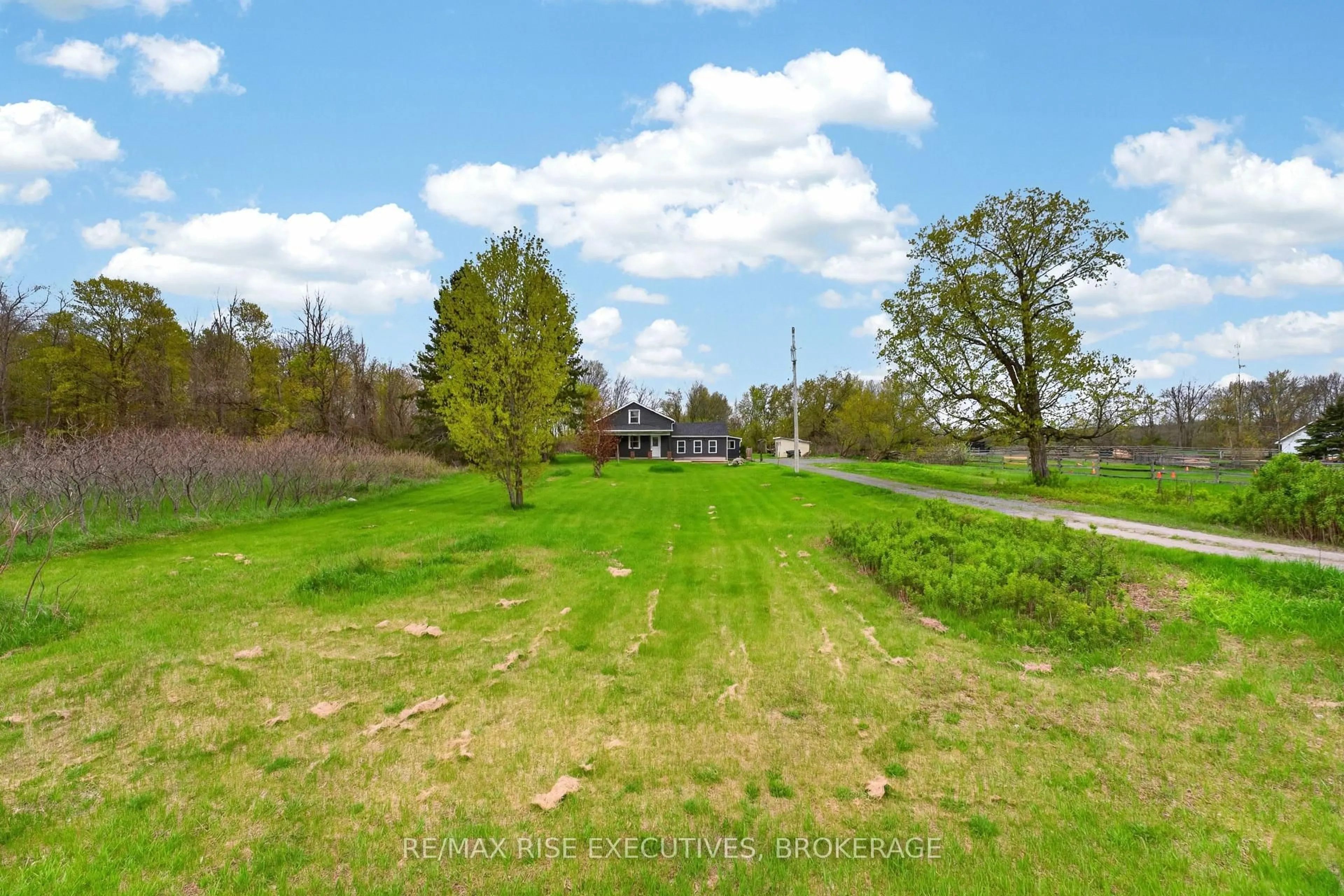 A pic from outside/outdoor area/front of a property/back of a property/a pic from drone, water/lake/river/ocean view for 750 Moira Rd, Stirling Ontario K0K 3E0