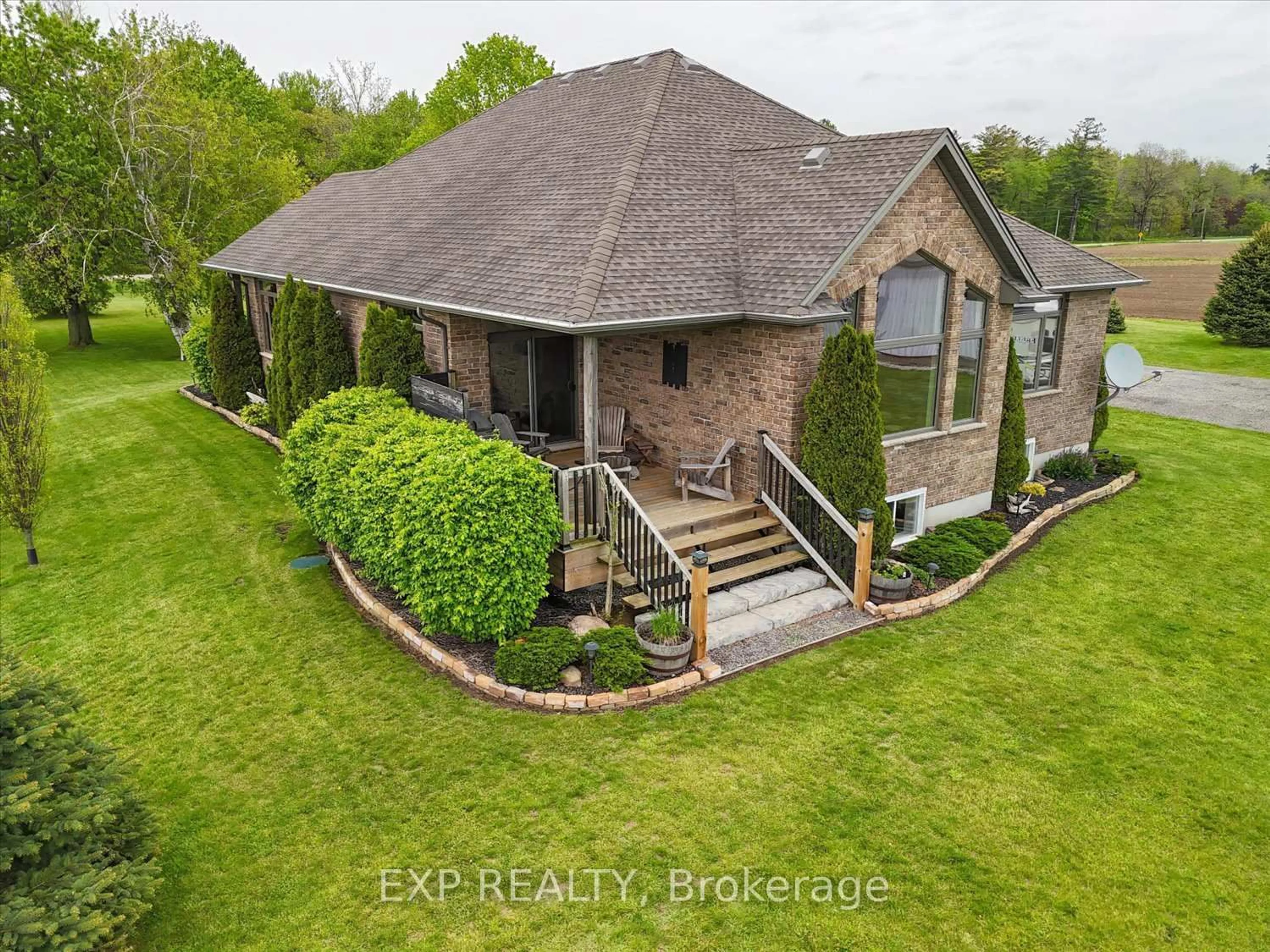A pic from outside/outdoor area/front of a property/back of a property/a pic from drone, water/lake/river/ocean view for 51949 John Wise Line, Malahide Ontario N5H 2R5