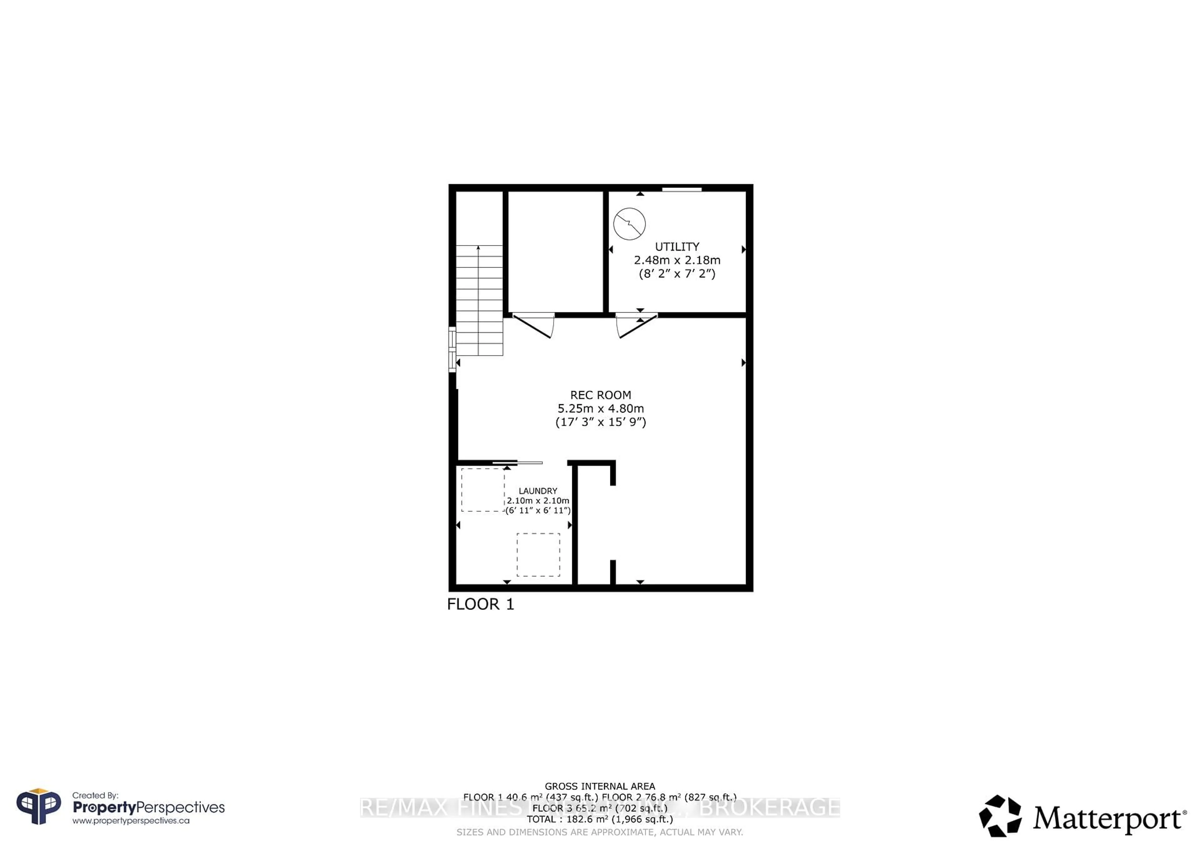 Floor plan for 182 Montreal St, Kingston Ontario K7K 3G4