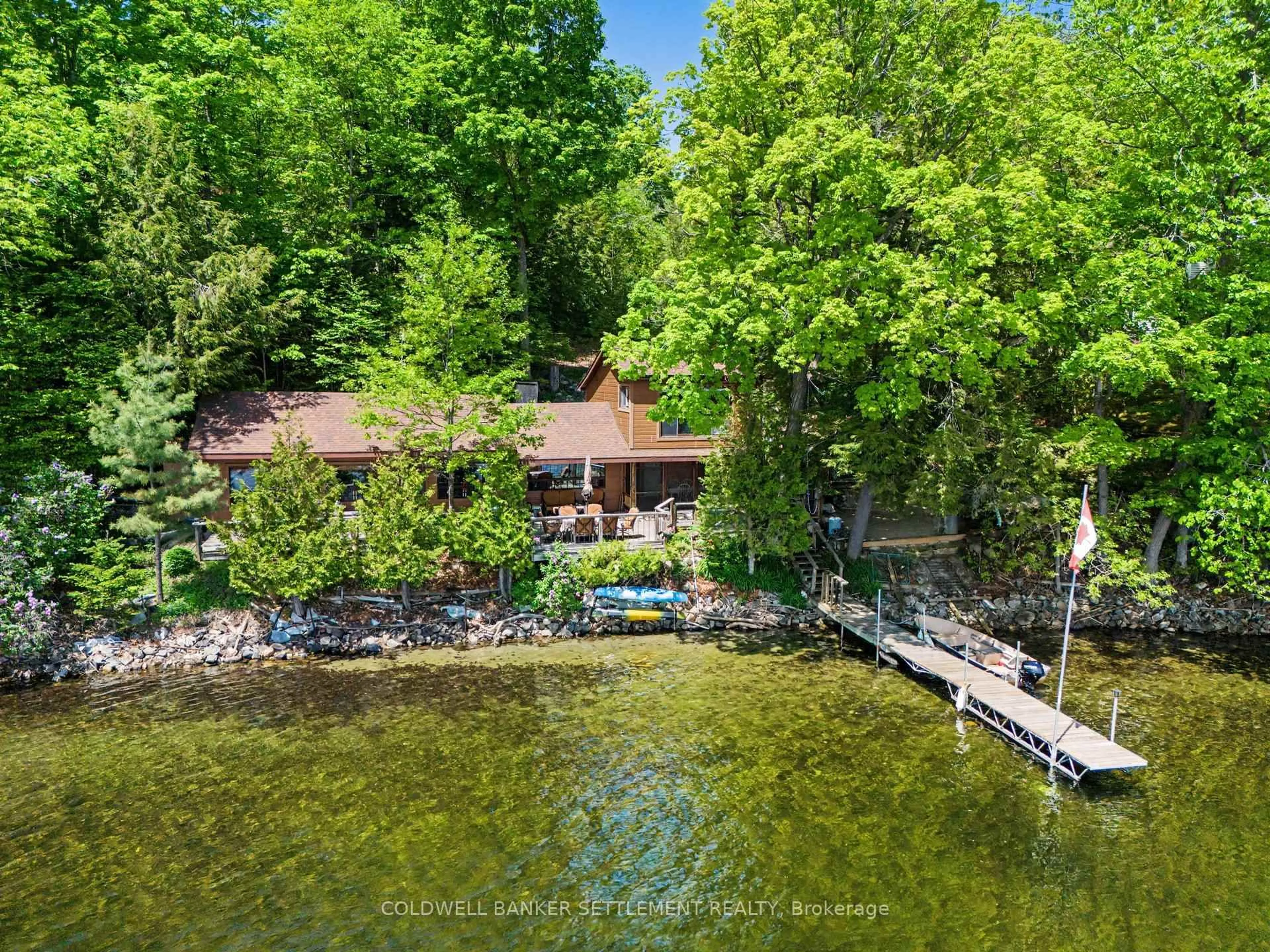 A pic from outside/outdoor area/front of a property/back of a property/a pic from drone, water/lake/river/ocean view for 402 Patterson Rd C Rd, Perth Ontario K7H 3C6