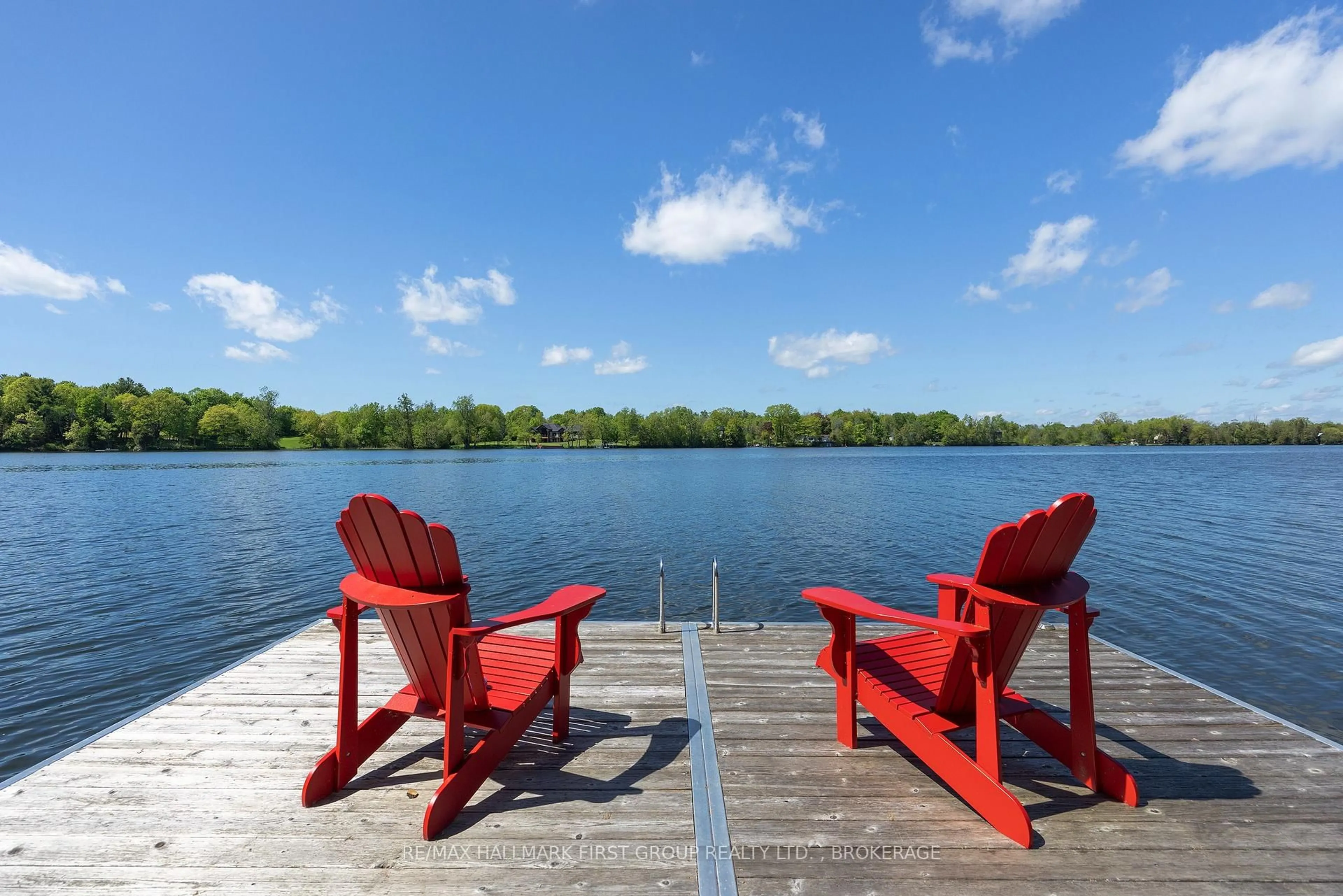 Patio, water/lake/river/ocean view for 4802 Plumb Lane, Battersea Ontario K0H 1H0