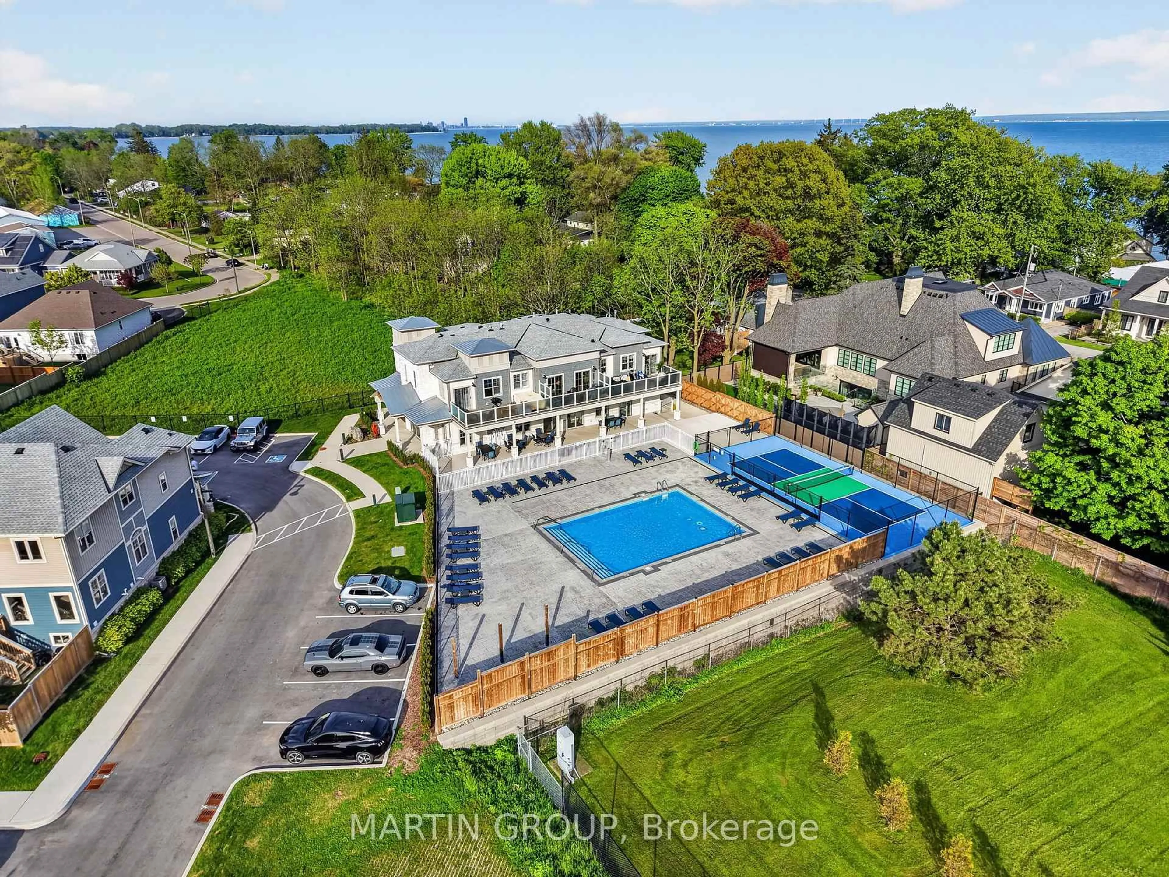 A pic from outside/outdoor area/front of a property/back of a property/a pic from drone, water/lake/river/ocean view for 35 Comet Lane, Fort Erie Ontario L0S 1B0