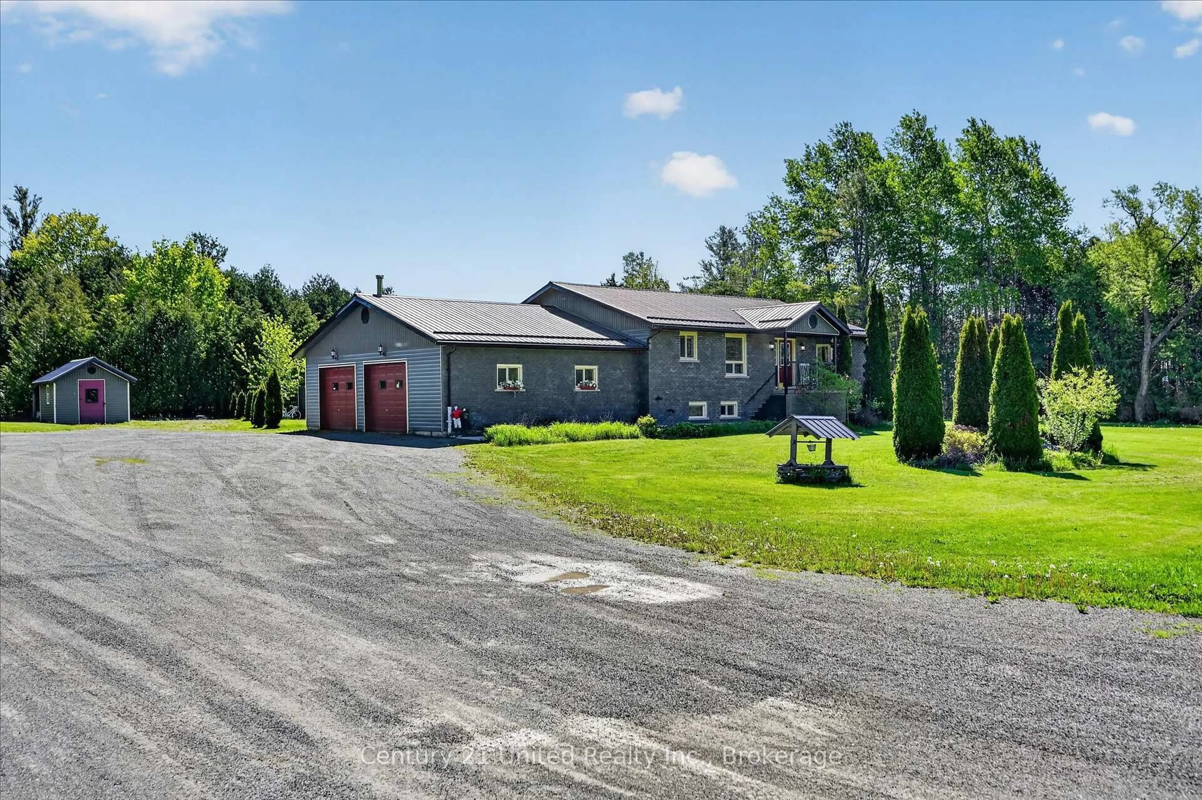 A pic from outside/outdoor area/front of a property/back of a property/a pic from drone, unknown for 443 County Road 40 Rd, Asphodel-Norwood Ontario K0L 2V0
