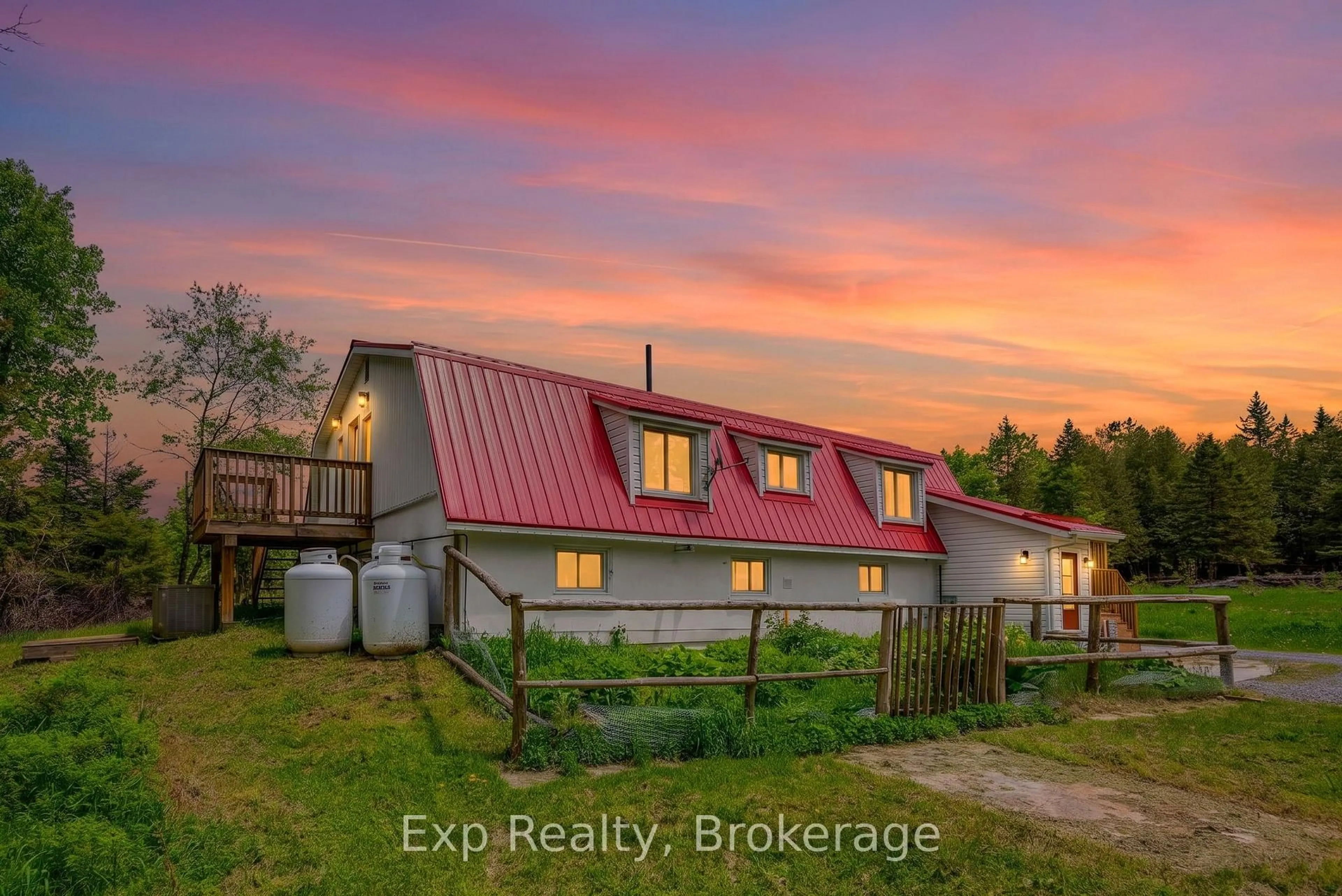A pic from outside/outdoor area/front of a property/back of a property/a pic from drone, building for 8699 Old Hasting Rd, Madoc Ontario K0K 1Y0