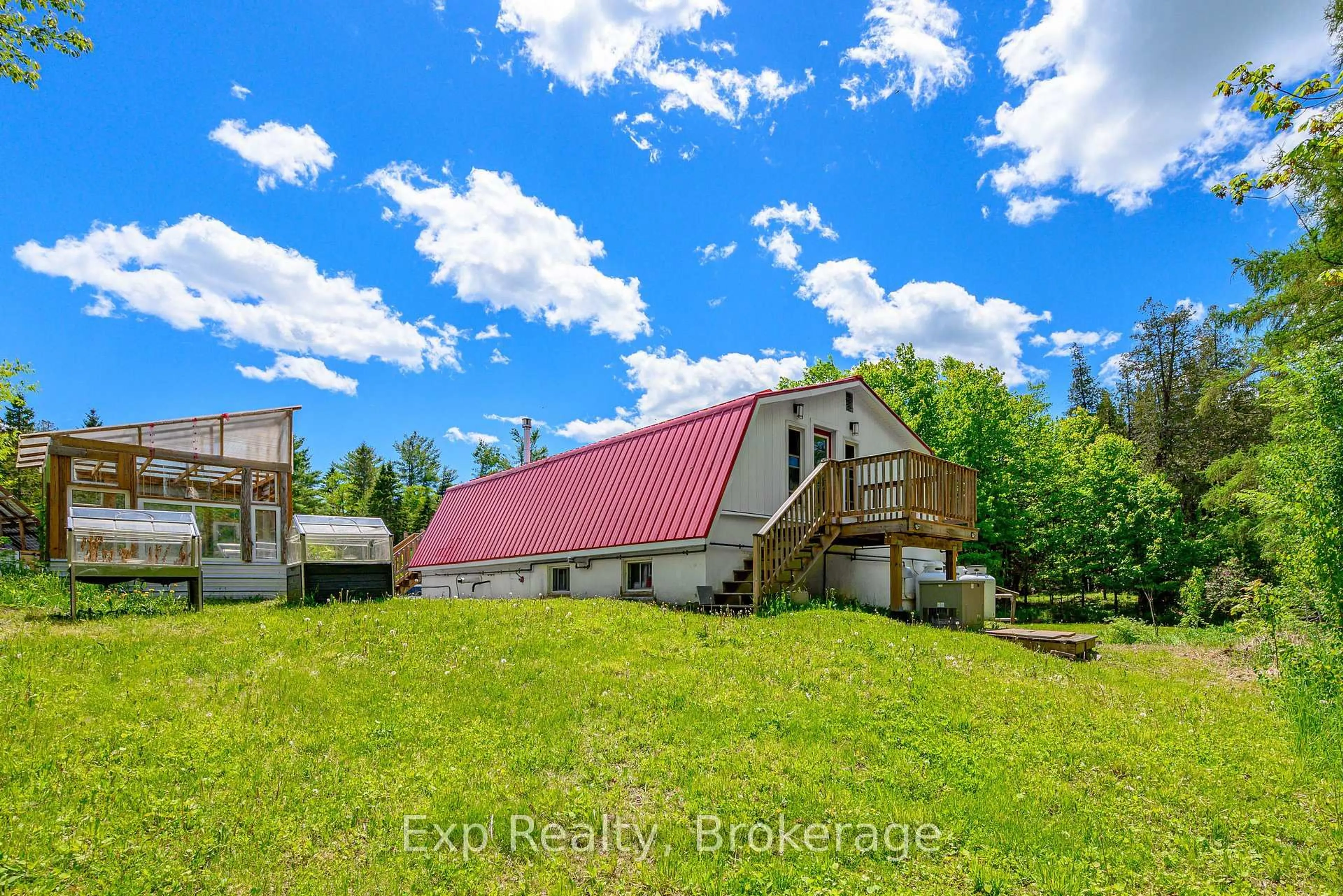 A pic from outside/outdoor area/front of a property/back of a property/a pic from drone, unknown for 8699 Old Hasting Rd, Madoc Ontario K0K 1Y0