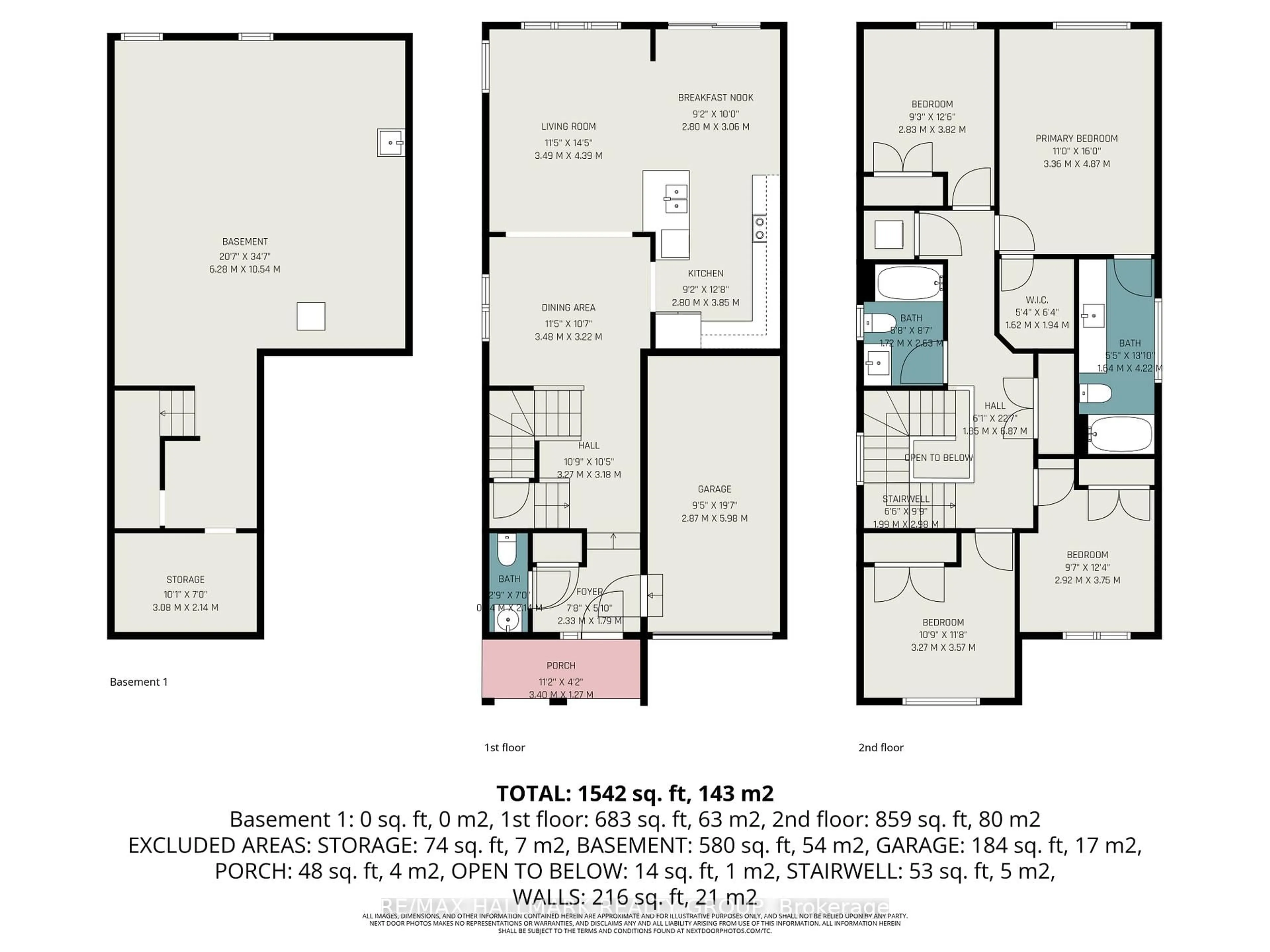 Floor plan for 513 Catleaf Row, Ottawa Ontario K4A 5J2