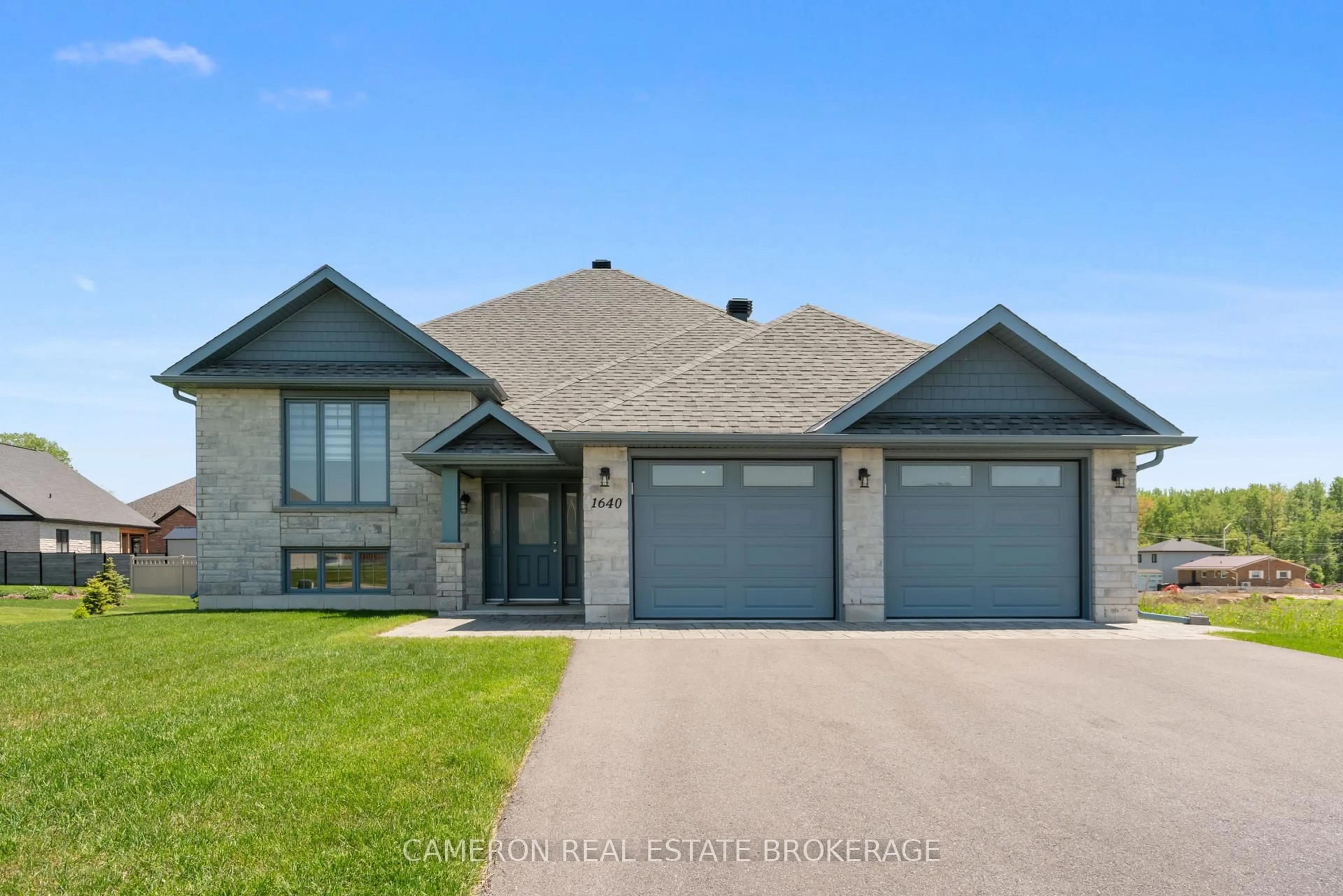 Home with brick exterior material, street for 1640 Oxbridge Dr, Cornwall Ontario K6J 0B8