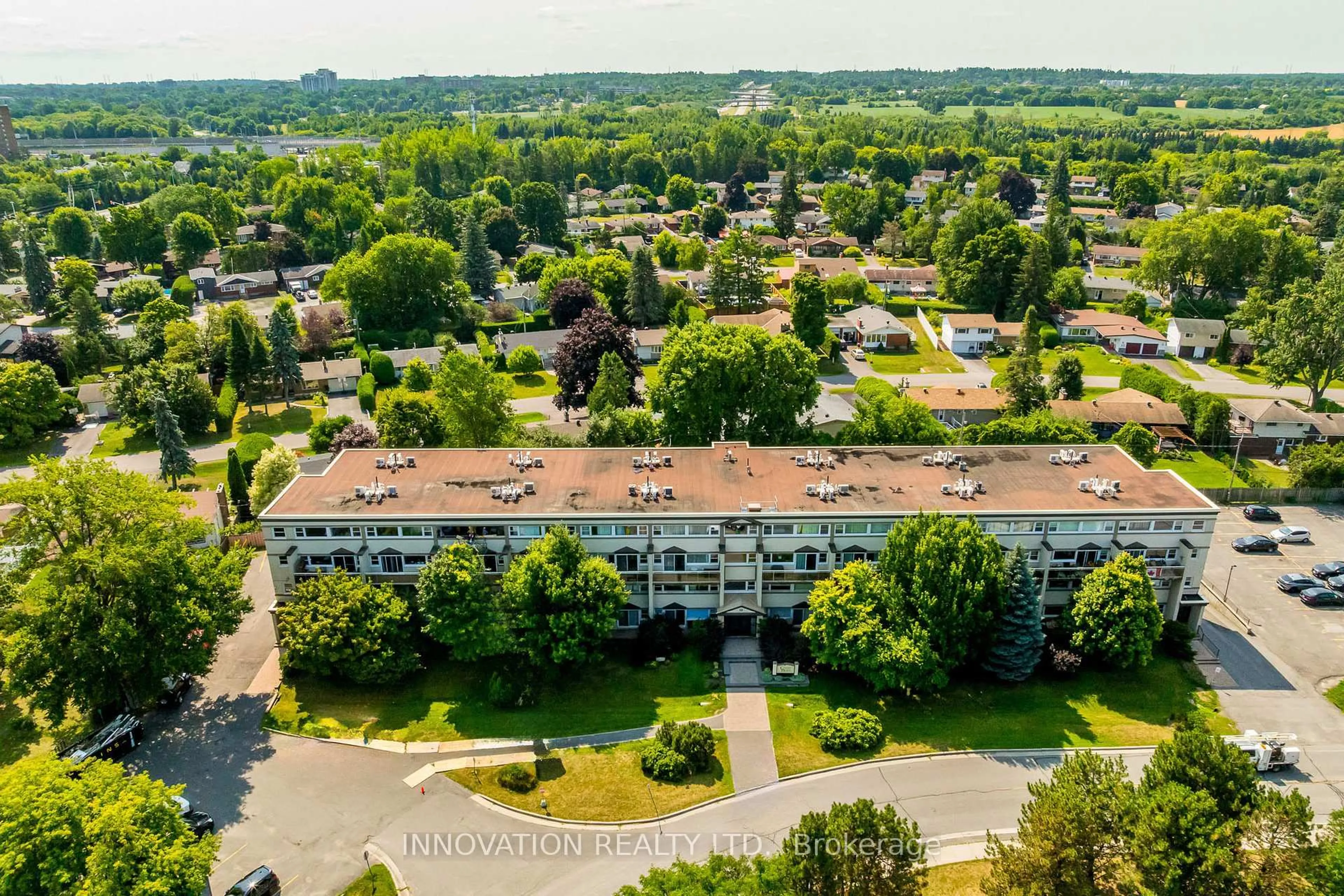 A pic from outside/outdoor area/front of a property/back of a property/a pic from drone, unknown for 12 Corkstown Rd #224, Ottawa Ontario K2H 5B3