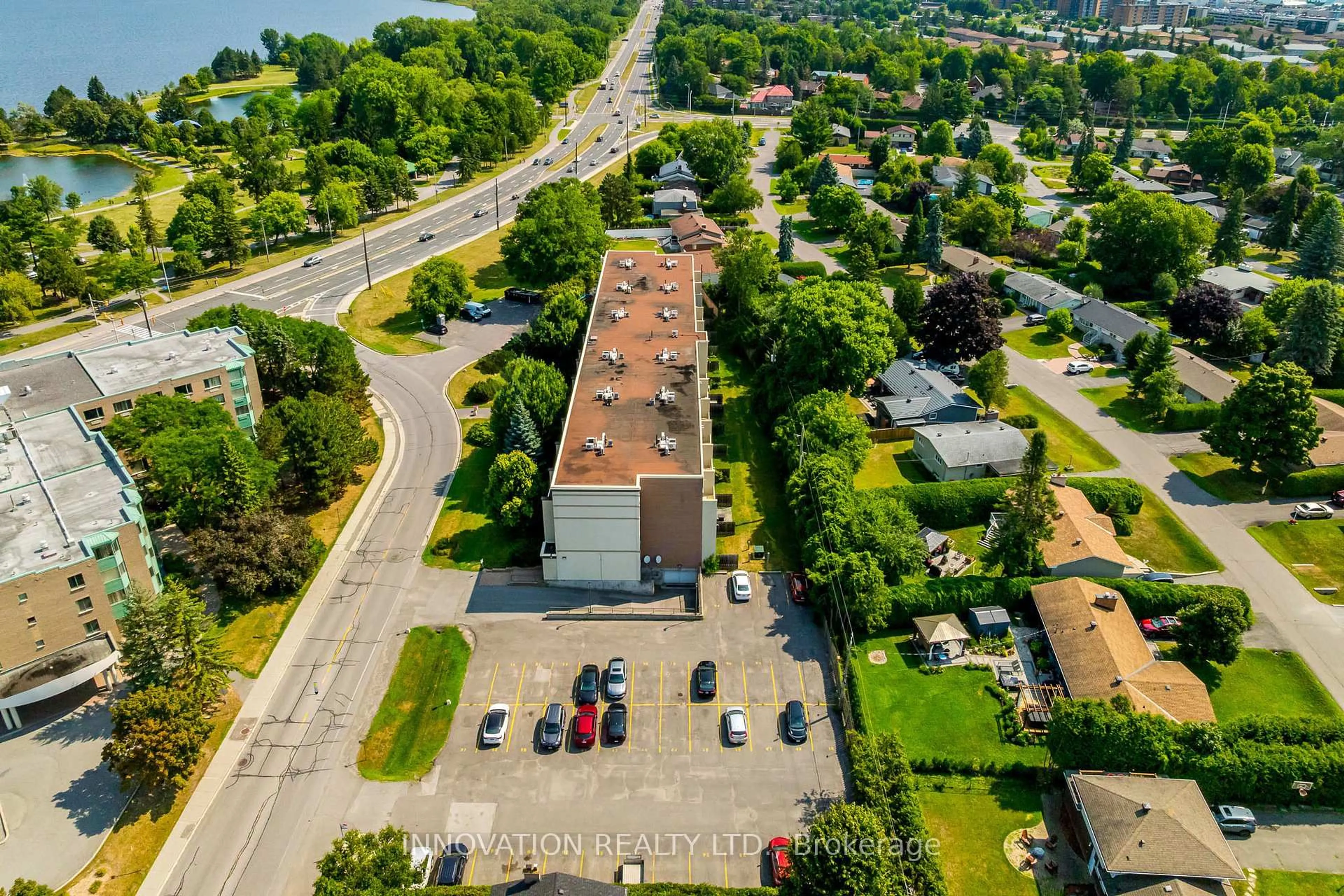 A pic from outside/outdoor area/front of a property/back of a property/a pic from drone, street for 12 Corkstown Rd #224, Ottawa Ontario K2H 5B3
