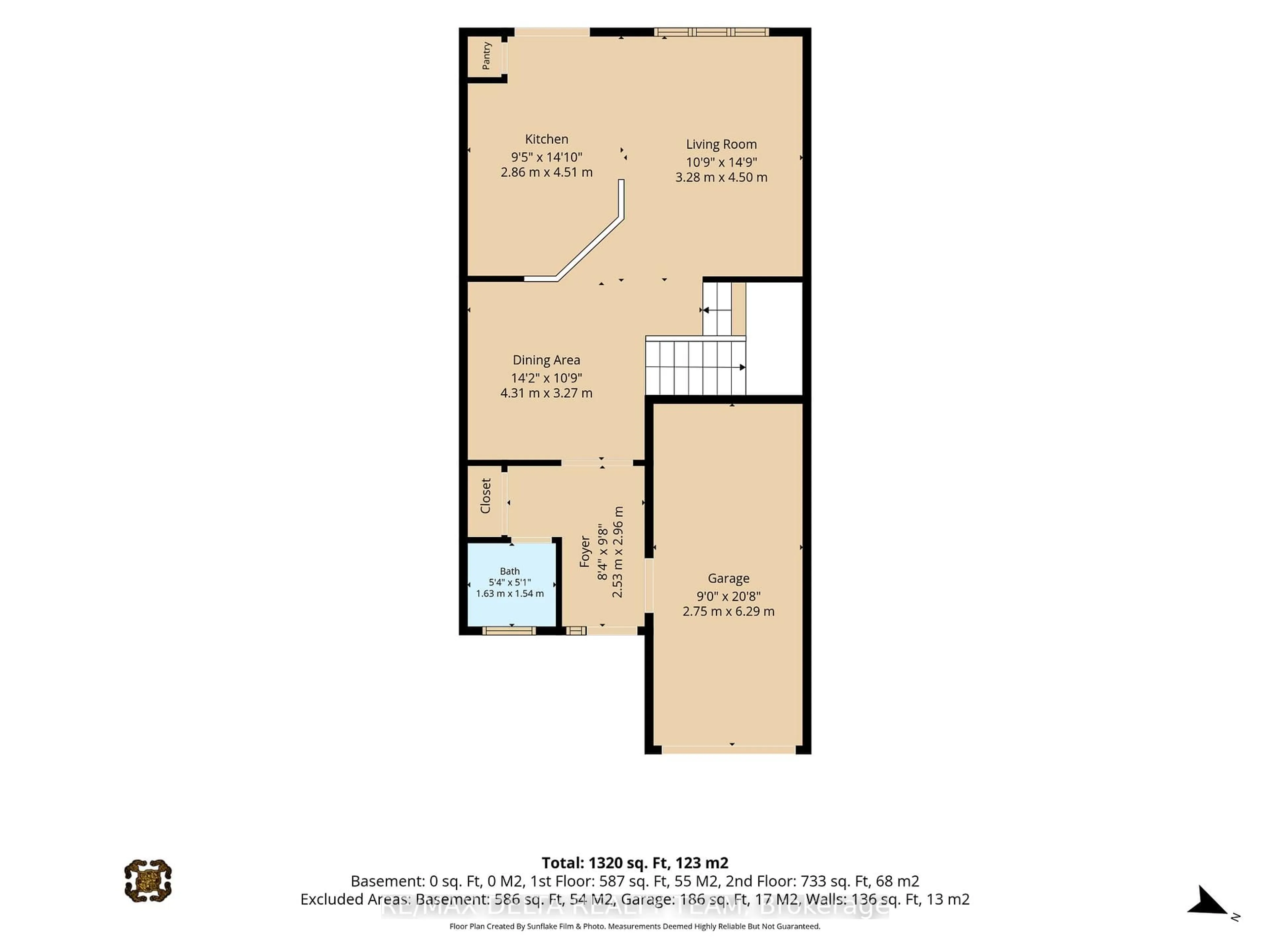 Floor plan for 266 Brassy Minnow Cres, Ottawa Ontario K2J 6J9