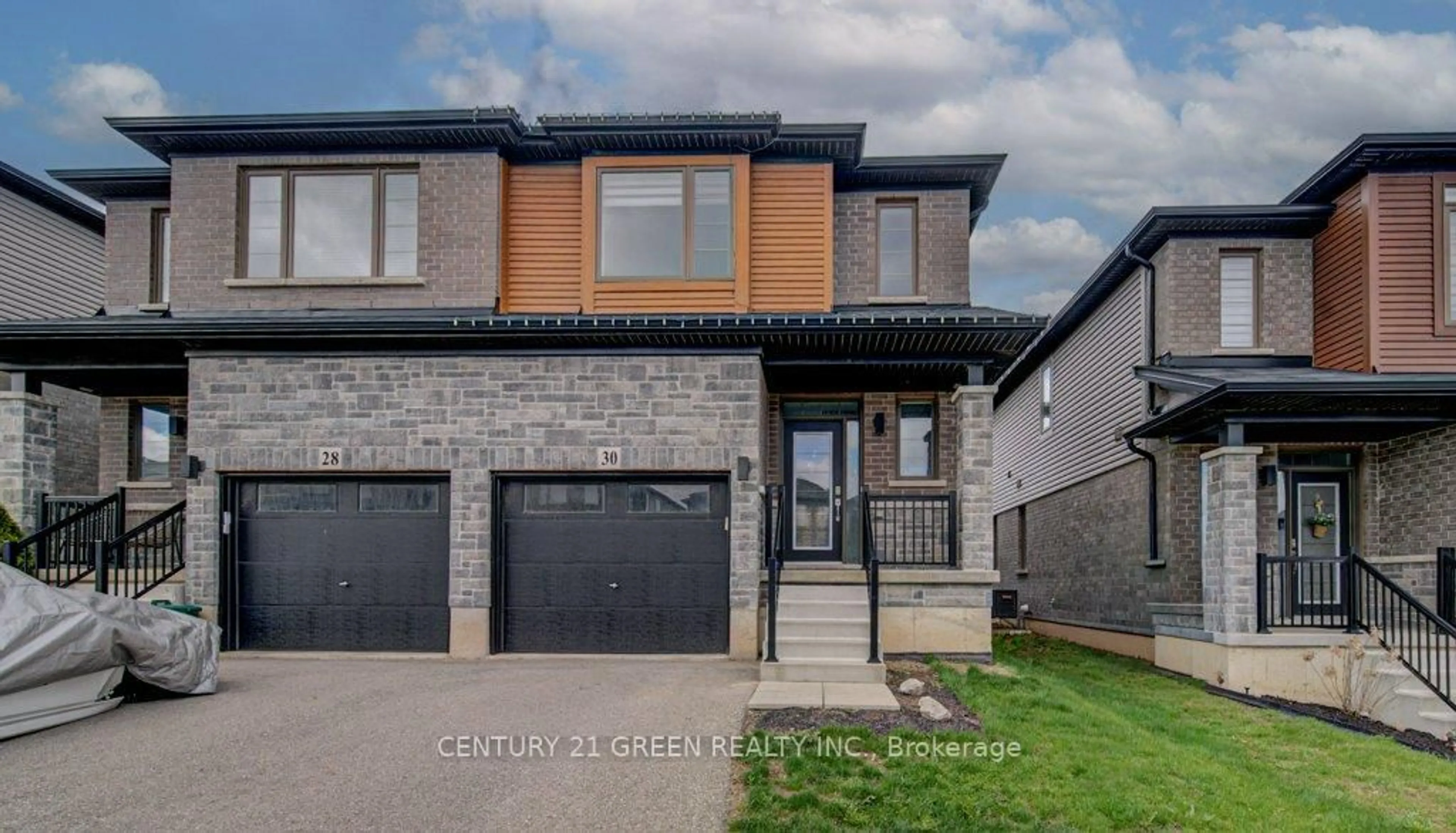 Home with brick exterior material, street for 30 Baker Lane, Brant Ontario N3L 0J7