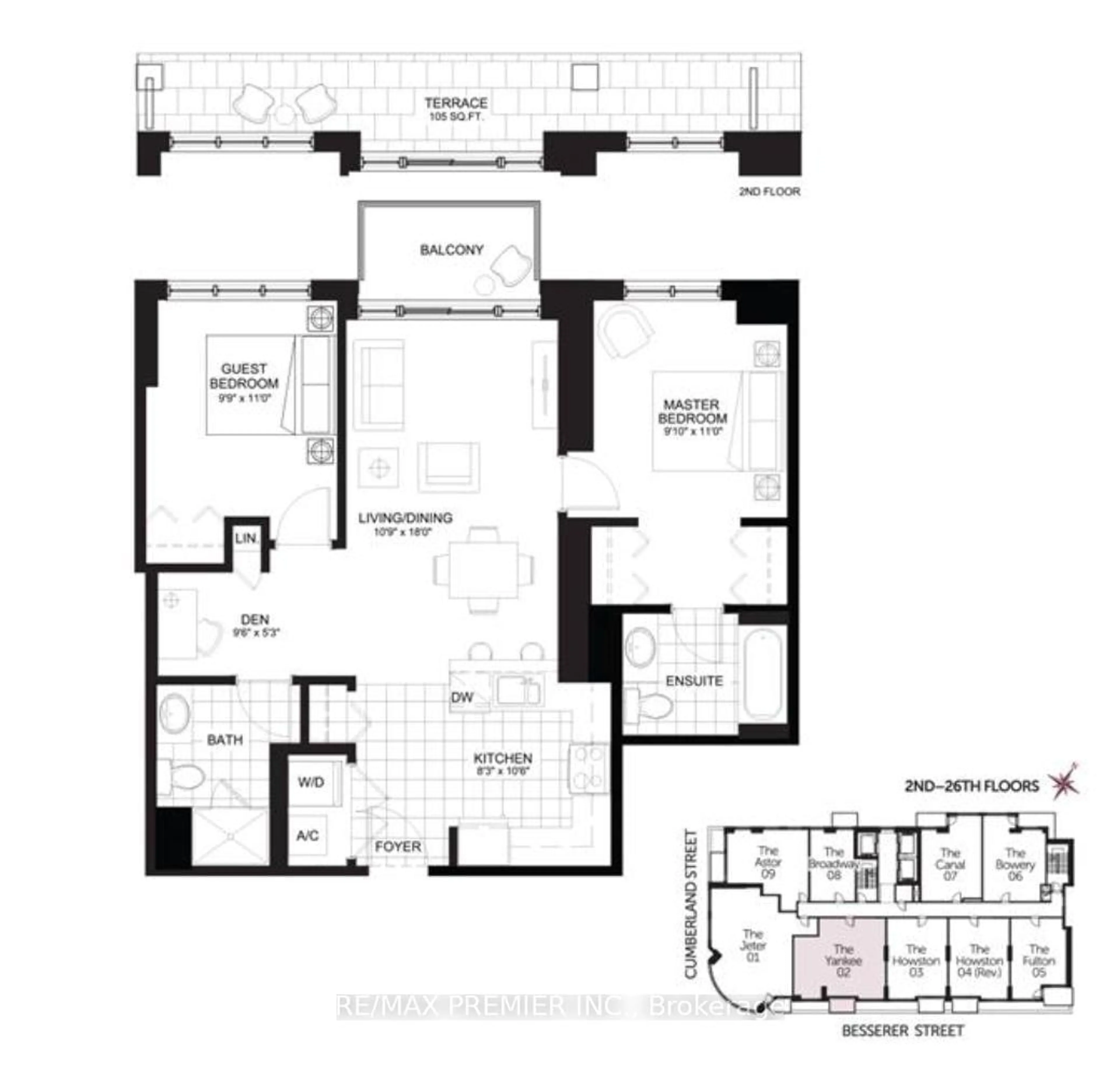 Floor plan for 195 Besserer St #202, Ottawa Ontario K1N 0B6