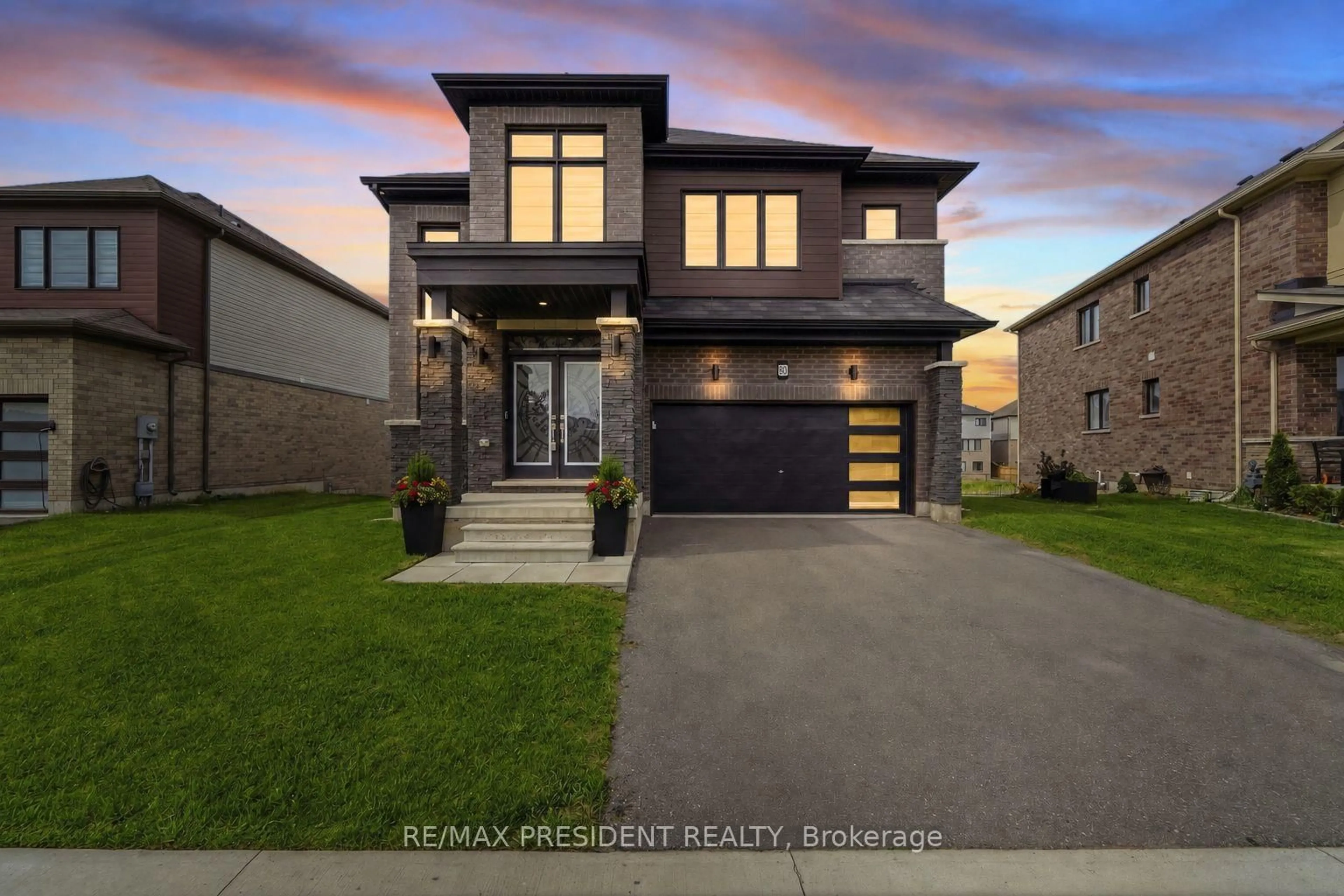 Home with brick exterior material, street for 80 Explorer Way, Thorold Ontario L2V 0K3