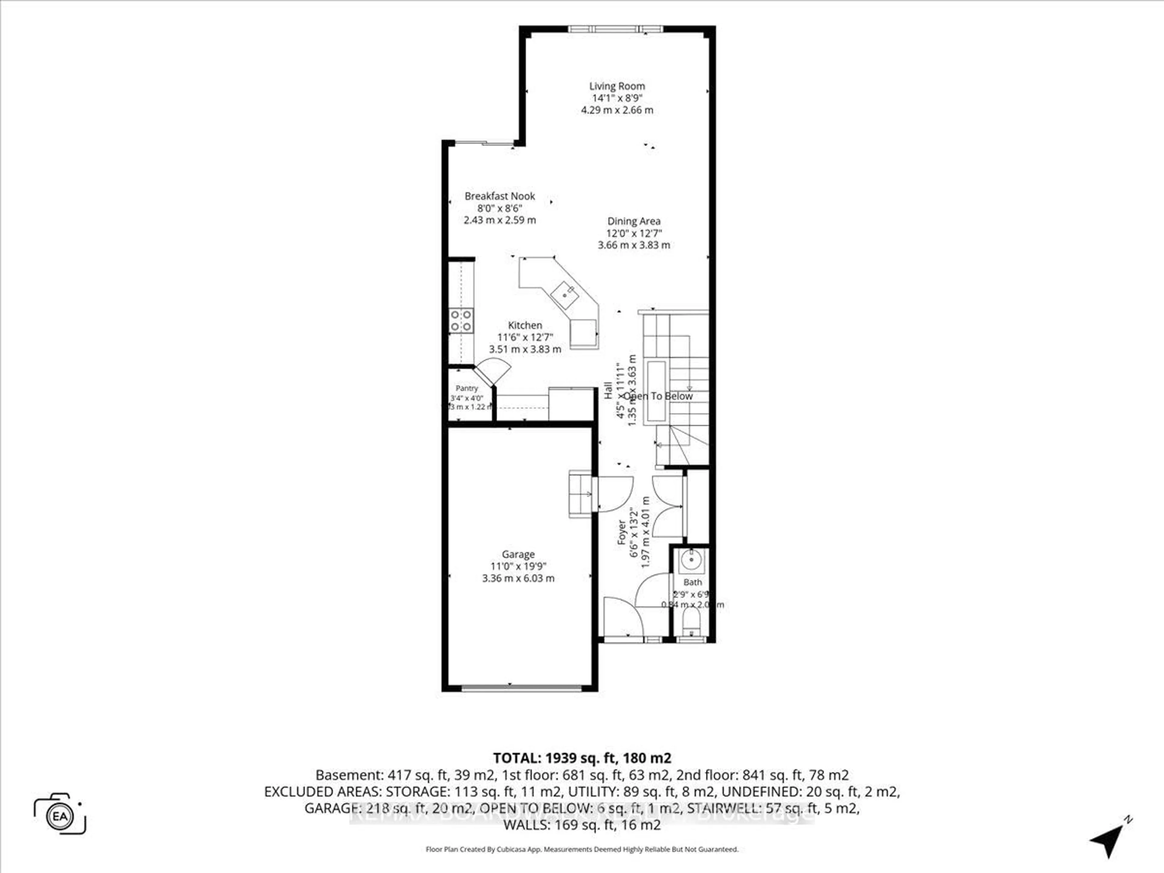 Floor plan for 510 Pepperville Cres, Ottawa Ontario K2M 0E5