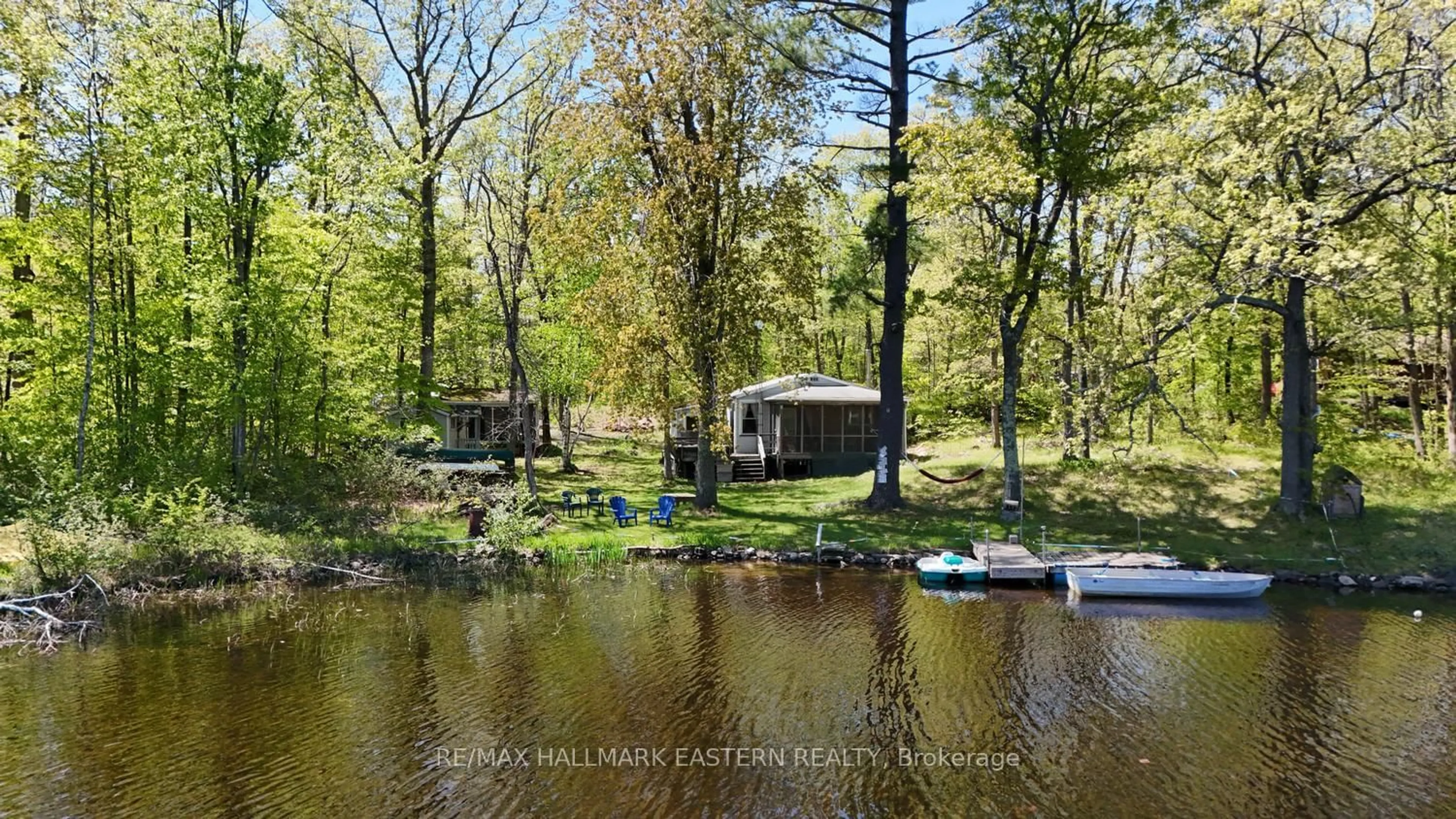 A pic from outside/outdoor area/front of a property/back of a property/a pic from drone, water/lake/river/ocean view for 63 Fire Route 3A, Havelock-Belmont-Methuen Ontario K0L 1Z0