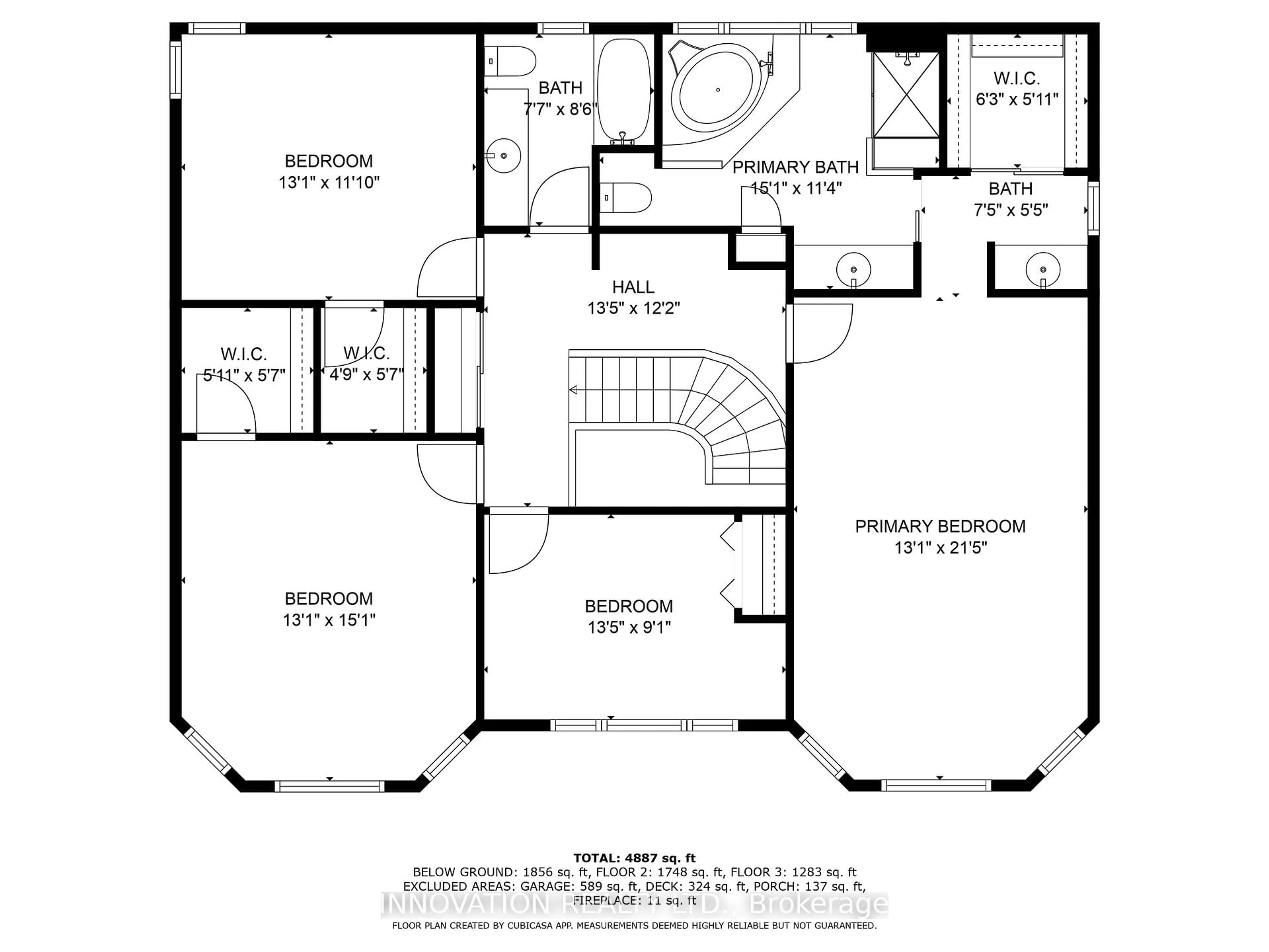 Floor plan for 1410 Sherruby Way, Kanata Ontario K2W 1B1