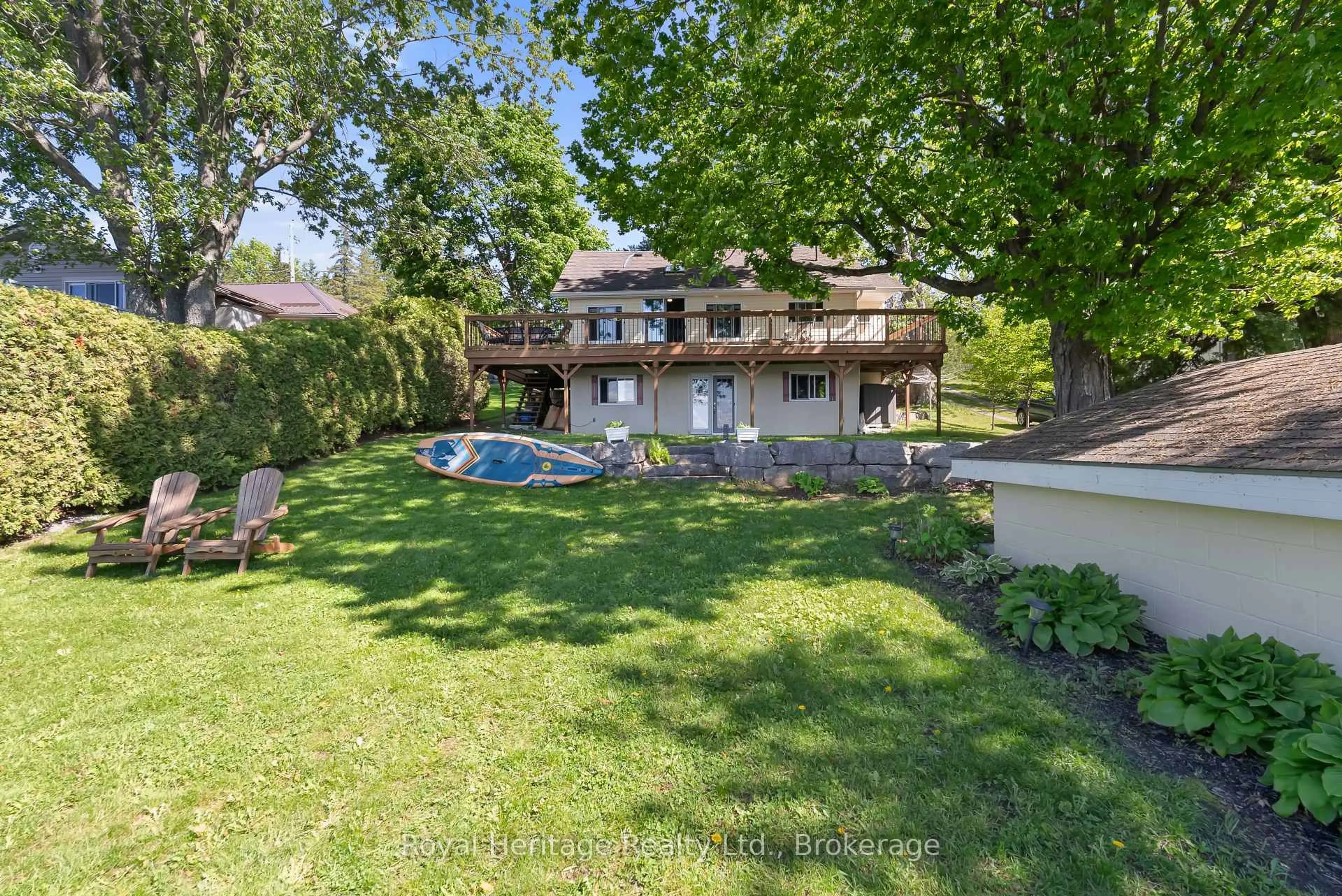 A pic from outside/outdoor area/front of a property/back of a property/a pic from drone, water/lake/river/ocean view for 866 Cedar Glen Rd, Kawartha Lakes Ontario K0M 1L0