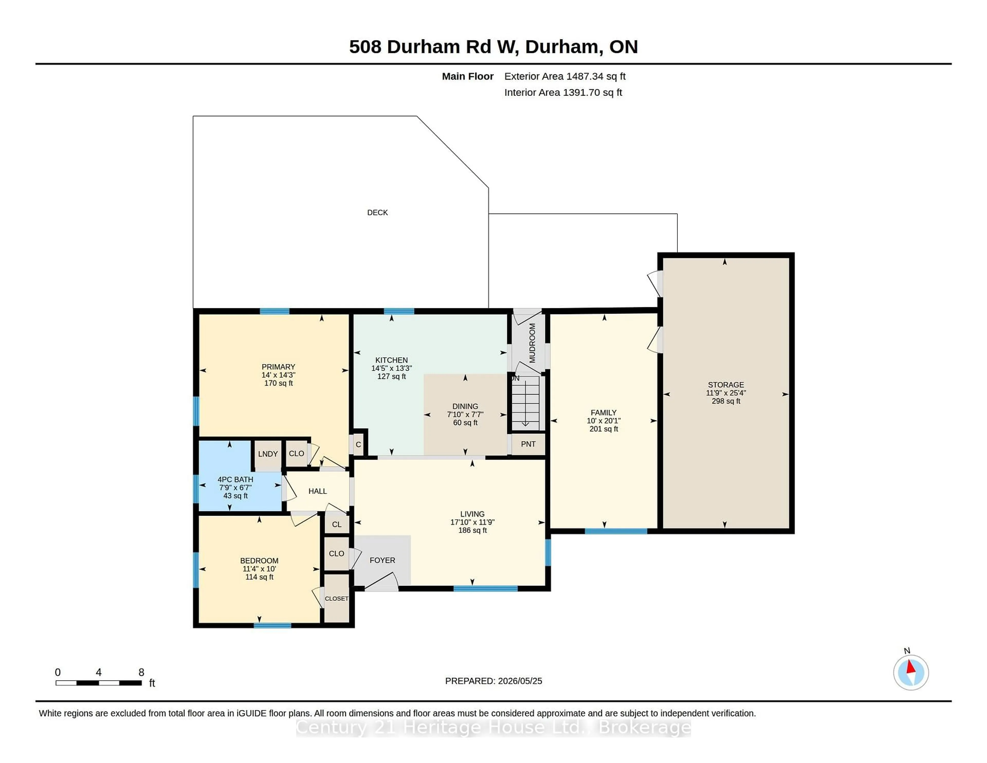 Floor plan for 508 Durham Rd, West Grey Ontario N0G 1R0