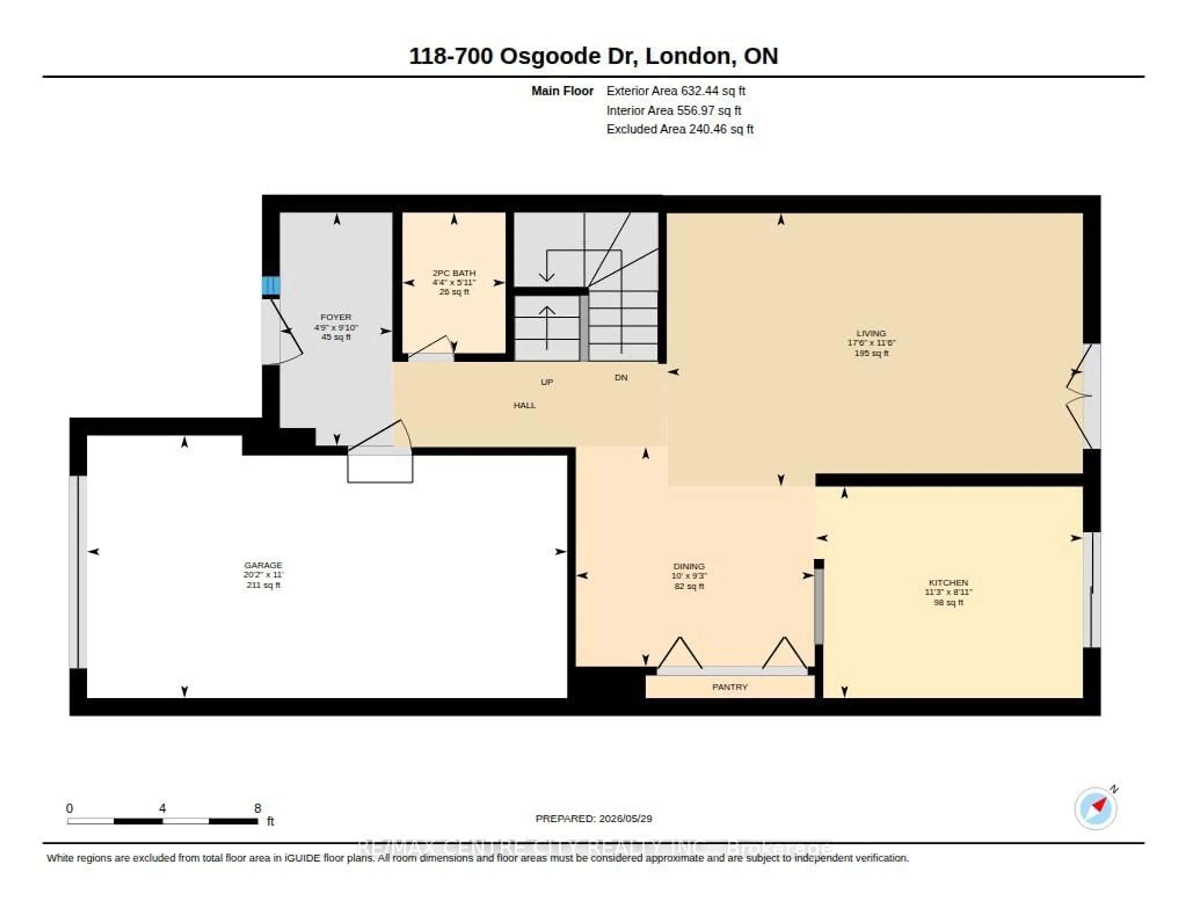 Floor plan for 700 Osgoode Dr #118, London South Ontario N6E 2H1