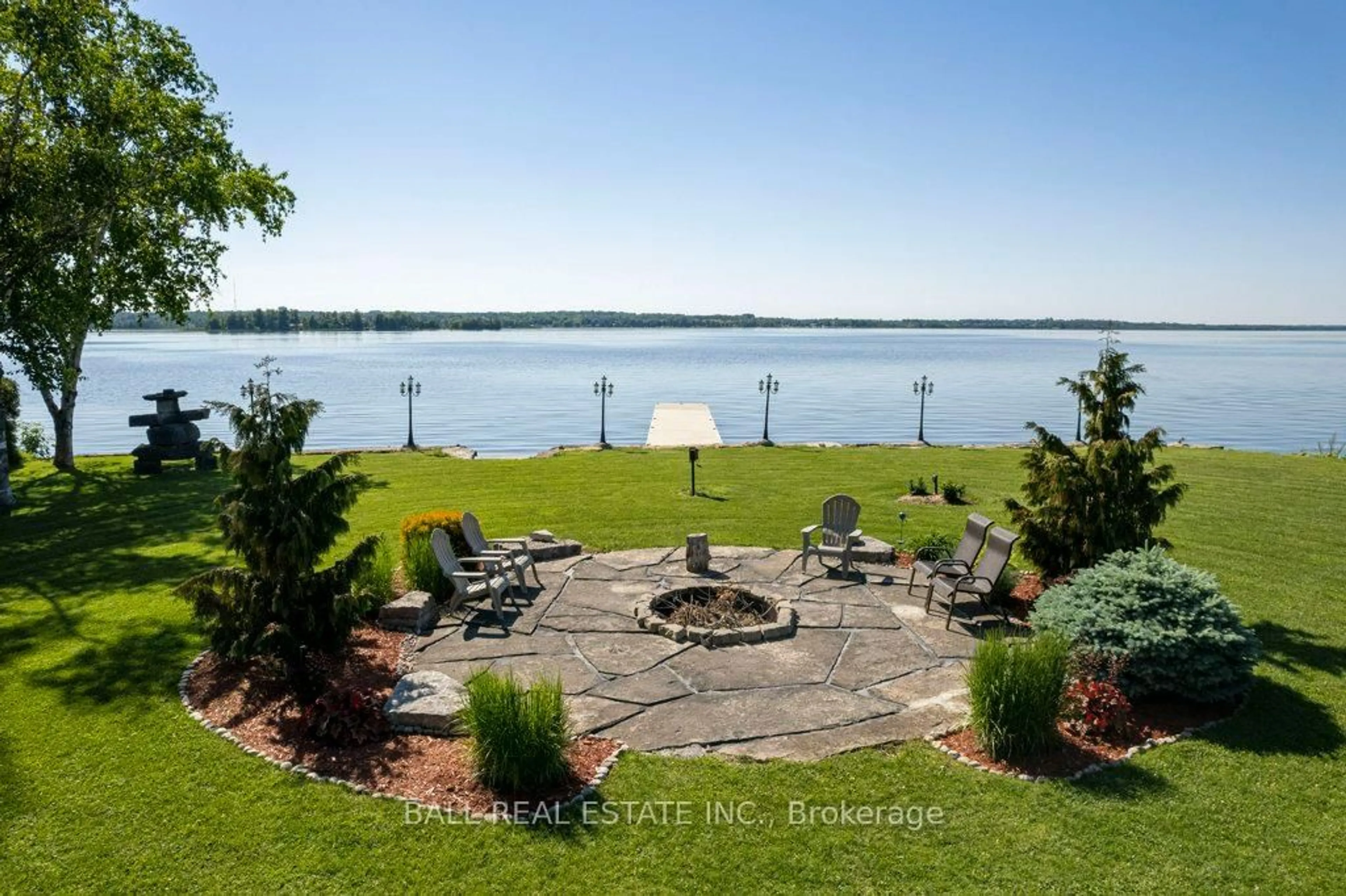 Patio, water/lake/river/ocean view for 1484 Hawkswood Dr, Selwyn Ontario K0L 1T0