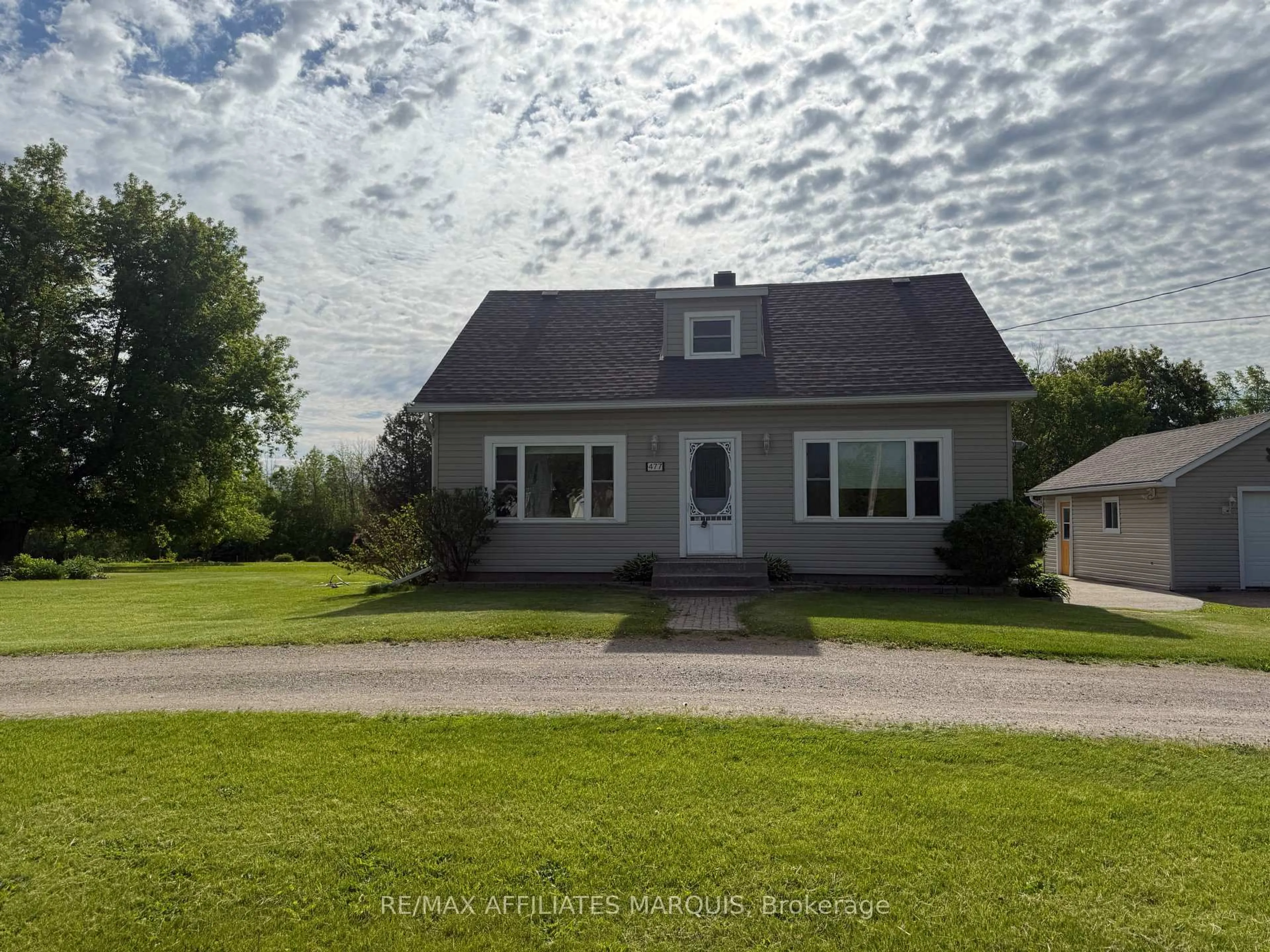A pic from outside/outdoor area/front of a property/back of a property/a pic from drone, street for 477 Hwy 29 Rd, Rideau Lakes Ontario K7A 4S5