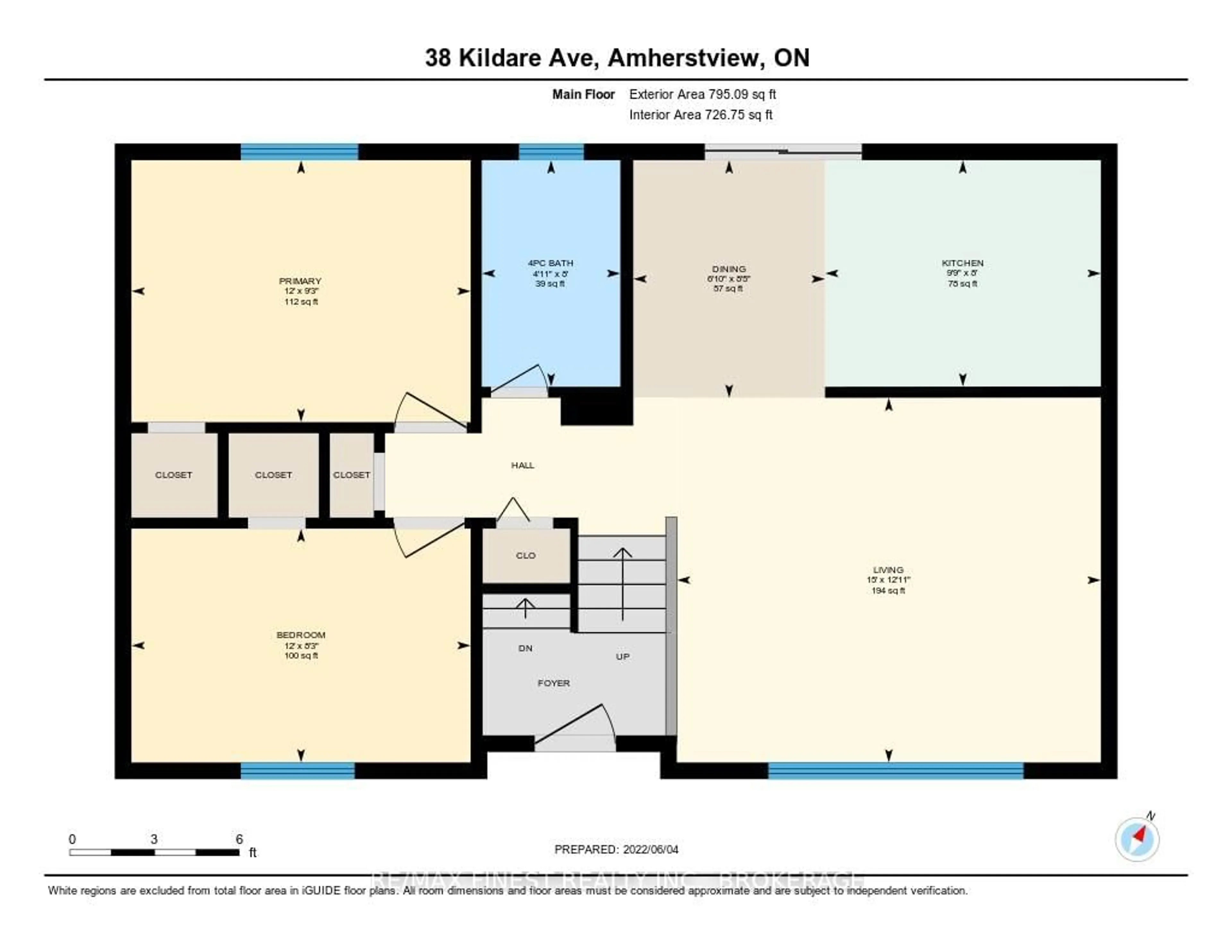 Floor plan for 38 Kildare Ave, Loyalist Ontario K7N 1J3