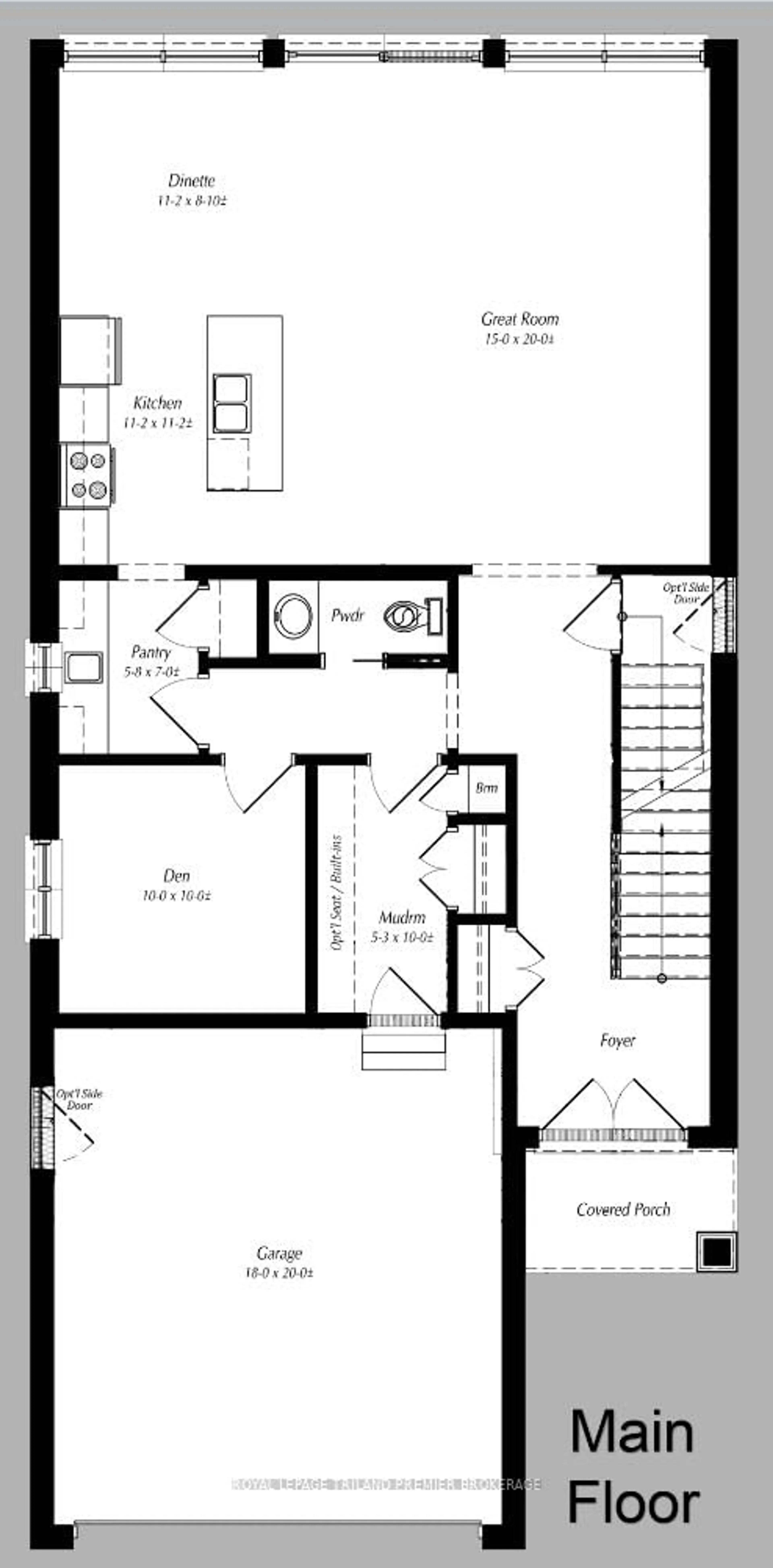 Floor plan for 262 HESSELMAN Cres, London South Ontario N6M 0J7