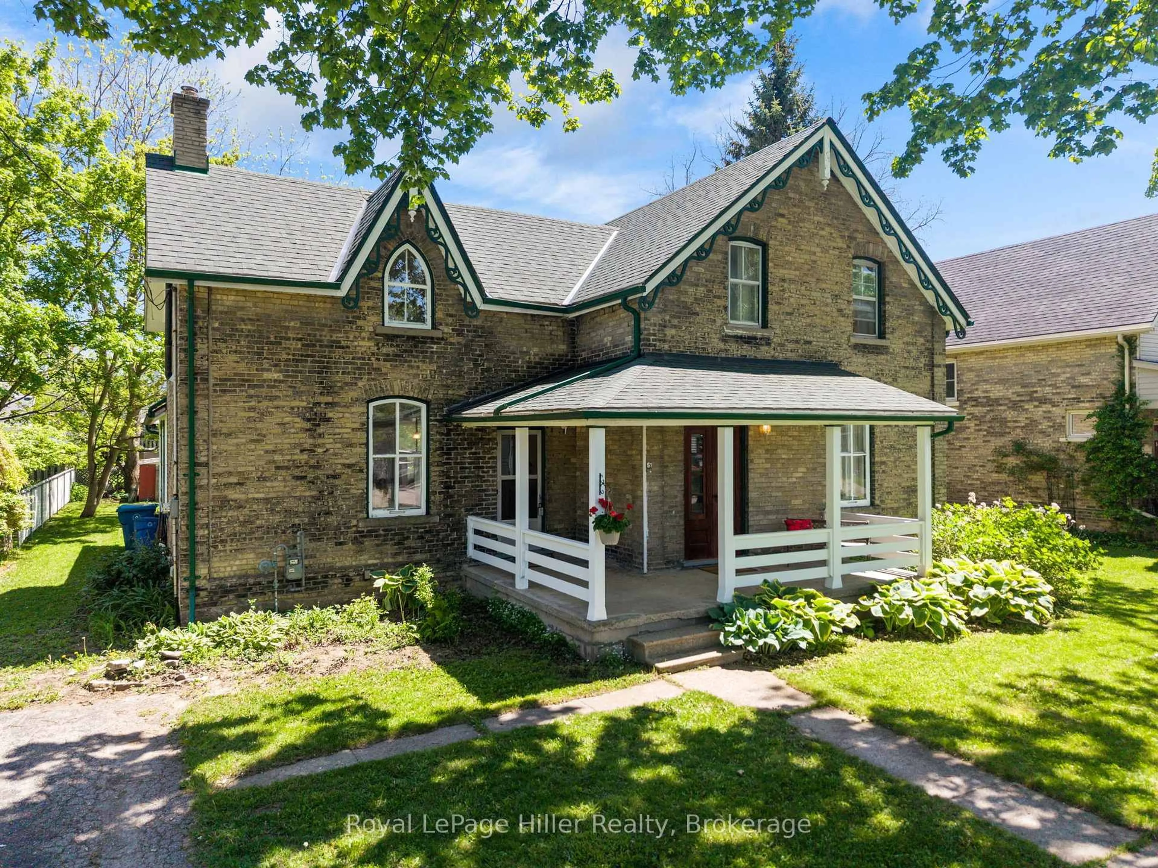 A pic from outside/outdoor area/front of a property/back of a property/a pic from drone, street for 51 Argyle St, Stratford Ontario N5A 2H4