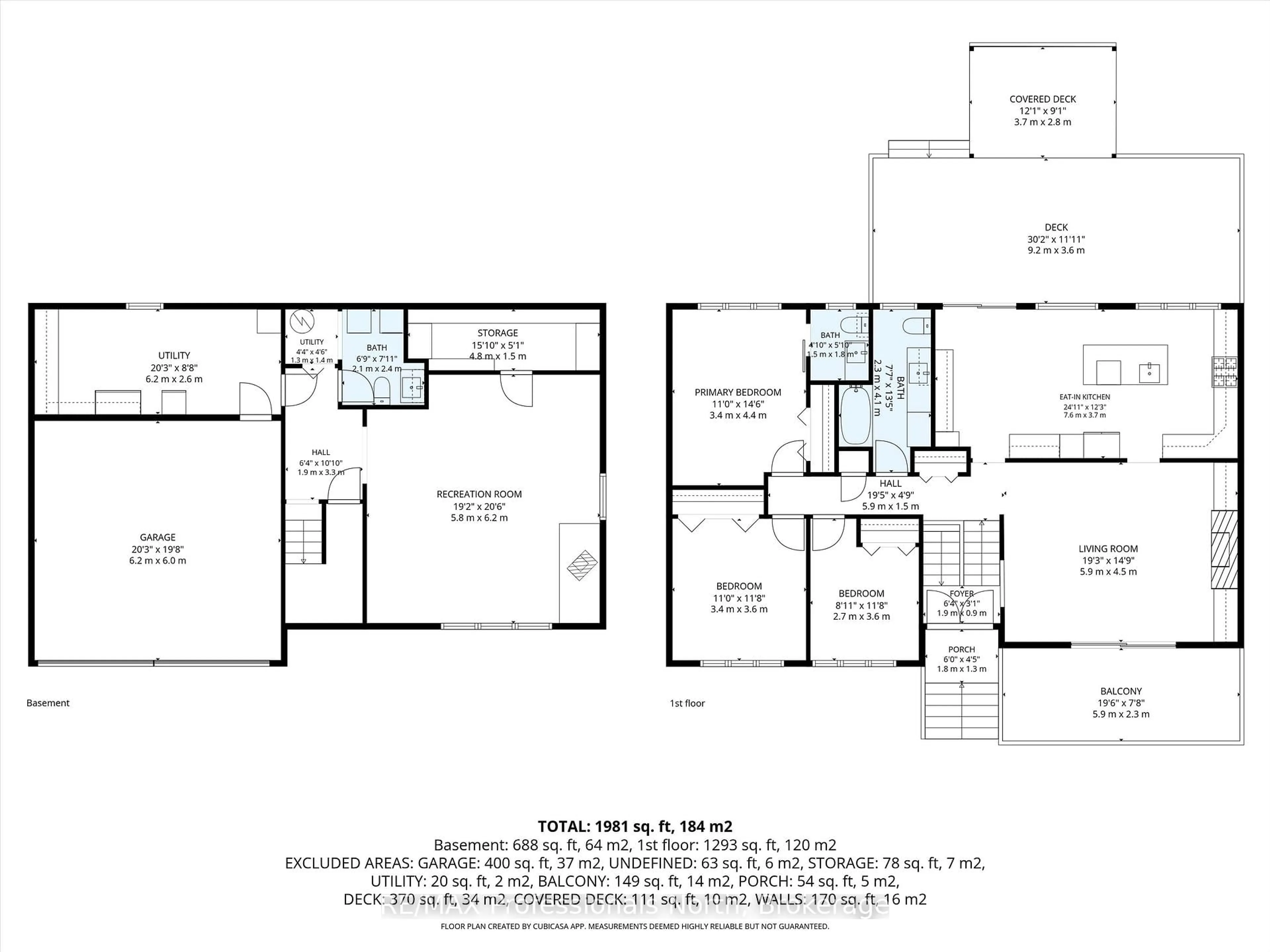 Floor plan for 240 Oriole Cres, Gravenhurst Ontario P1P 1C6