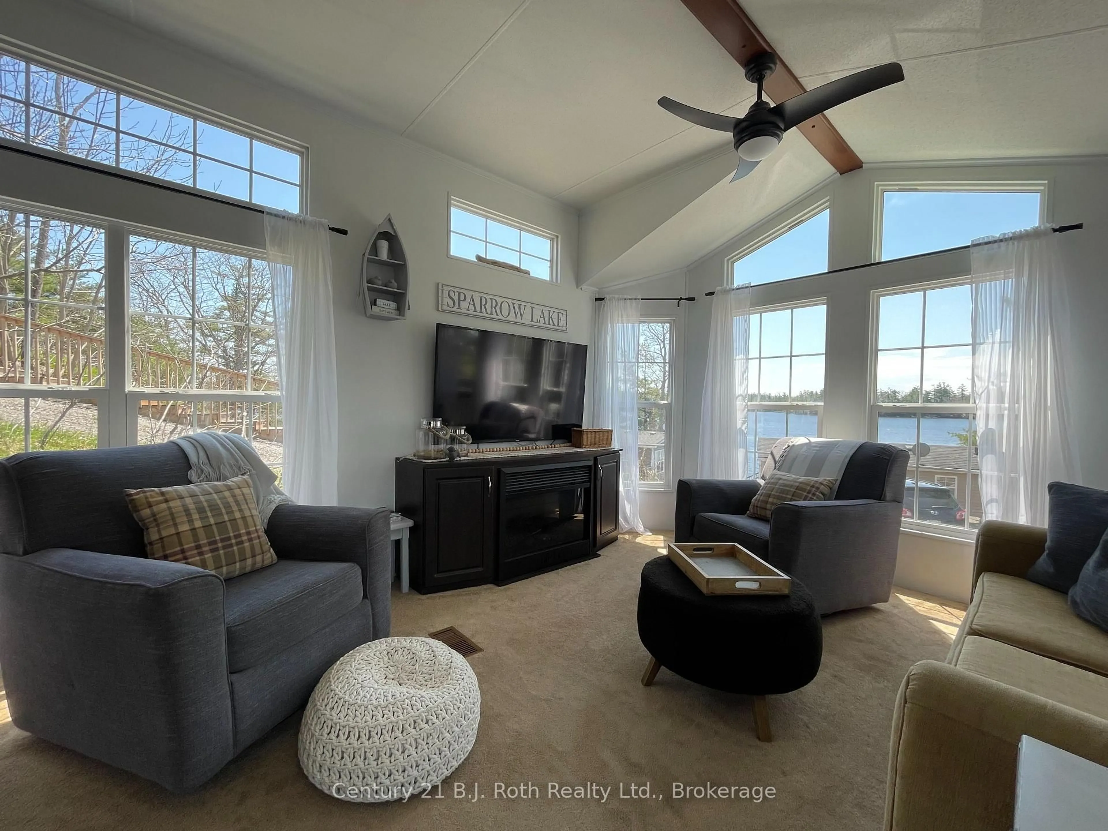 Living room with furniture, unknown for 1336 South Morrison Lake Rd #12 Marina Way, Gravenhurst Ontario P0E 1G0