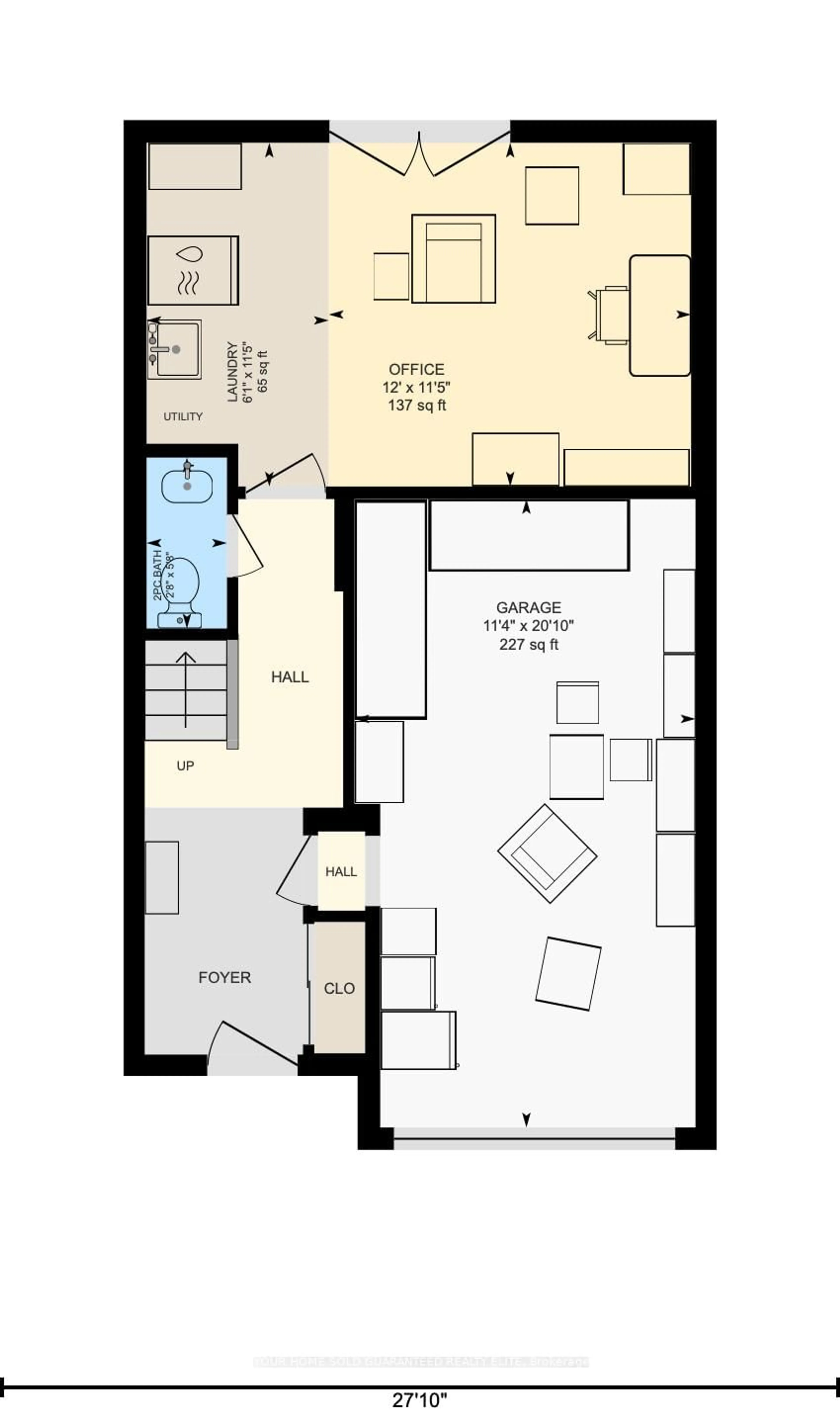 Floor plan for 91 Livingston Ave #4, Grimsby Ontario L3M 1L4