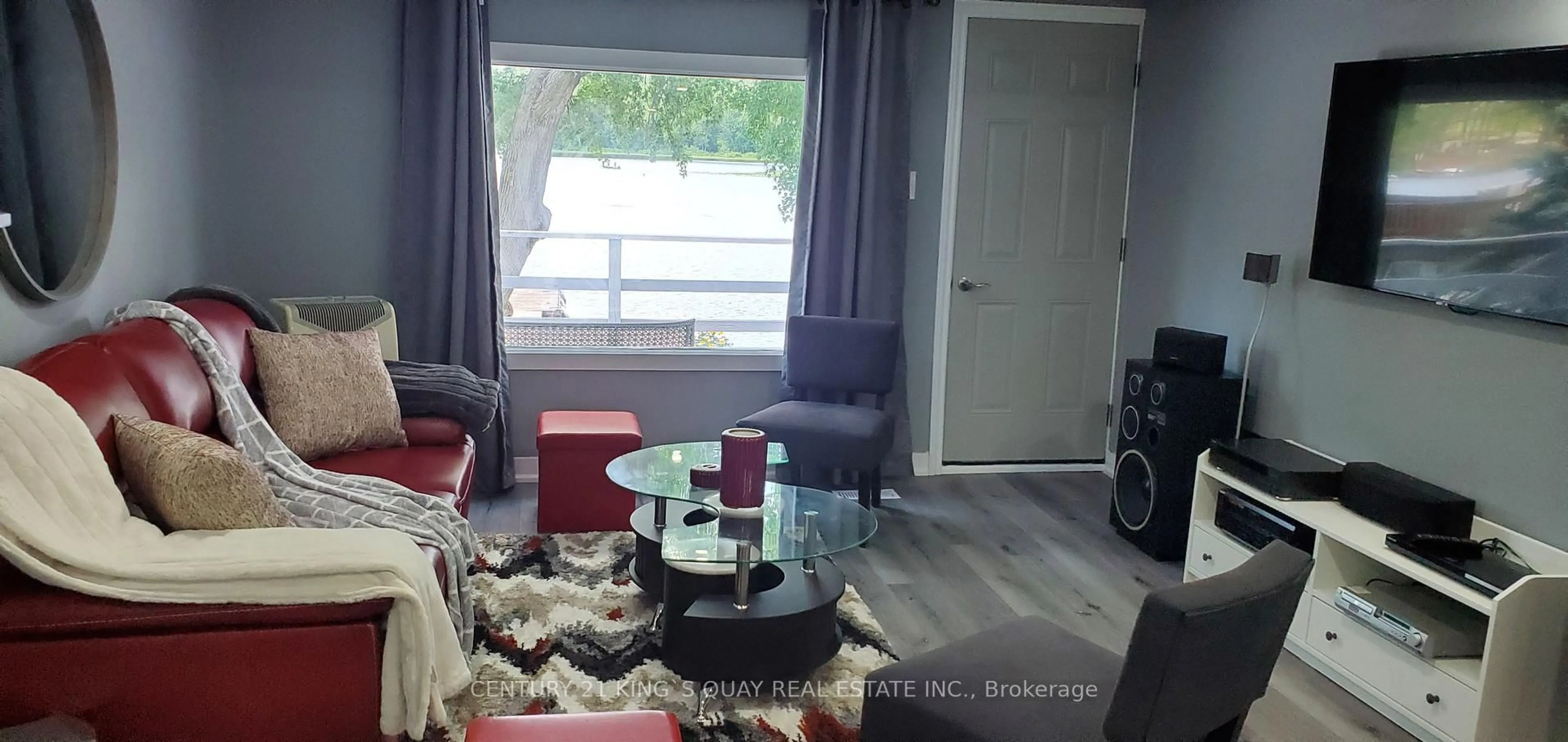 Living room with furniture, unknown for 24 Cosy Cove Lane, Tweed Ontario K0K 3J0