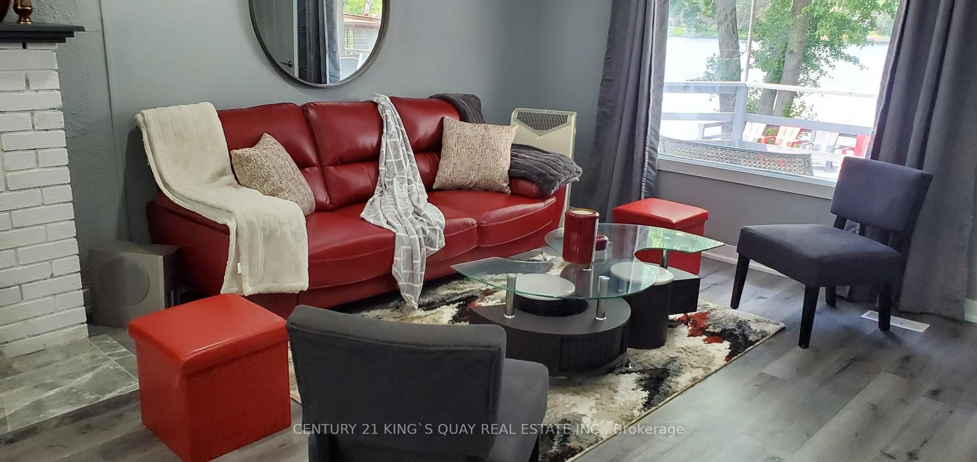 Living room with furniture, unknown for 24 Cosy Cove Lane, Tweed Ontario K0K 3J0