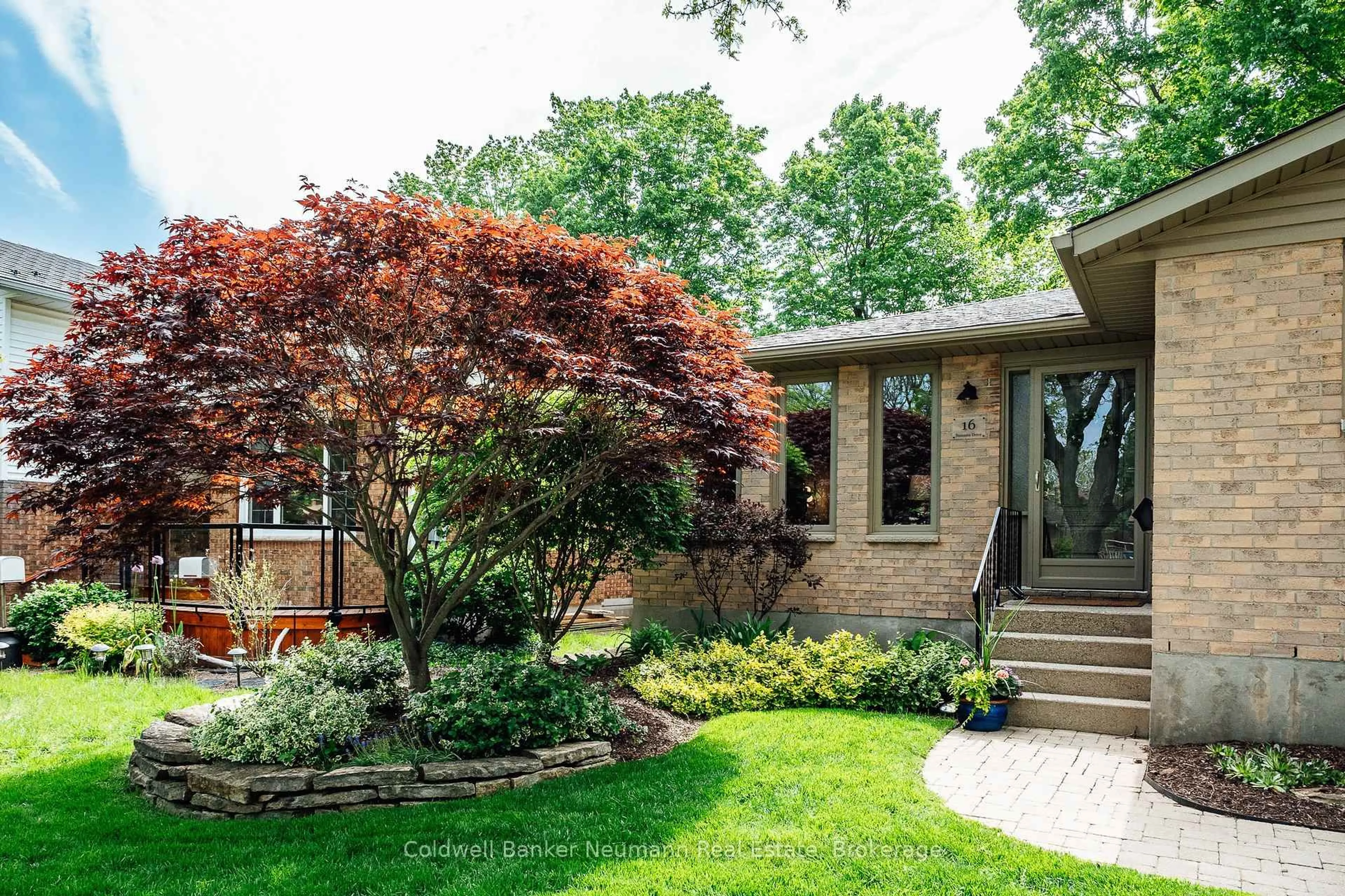 Home with brick exterior material, street for 16 Suzanna Dr, Guelph Ontario N1K 1K4